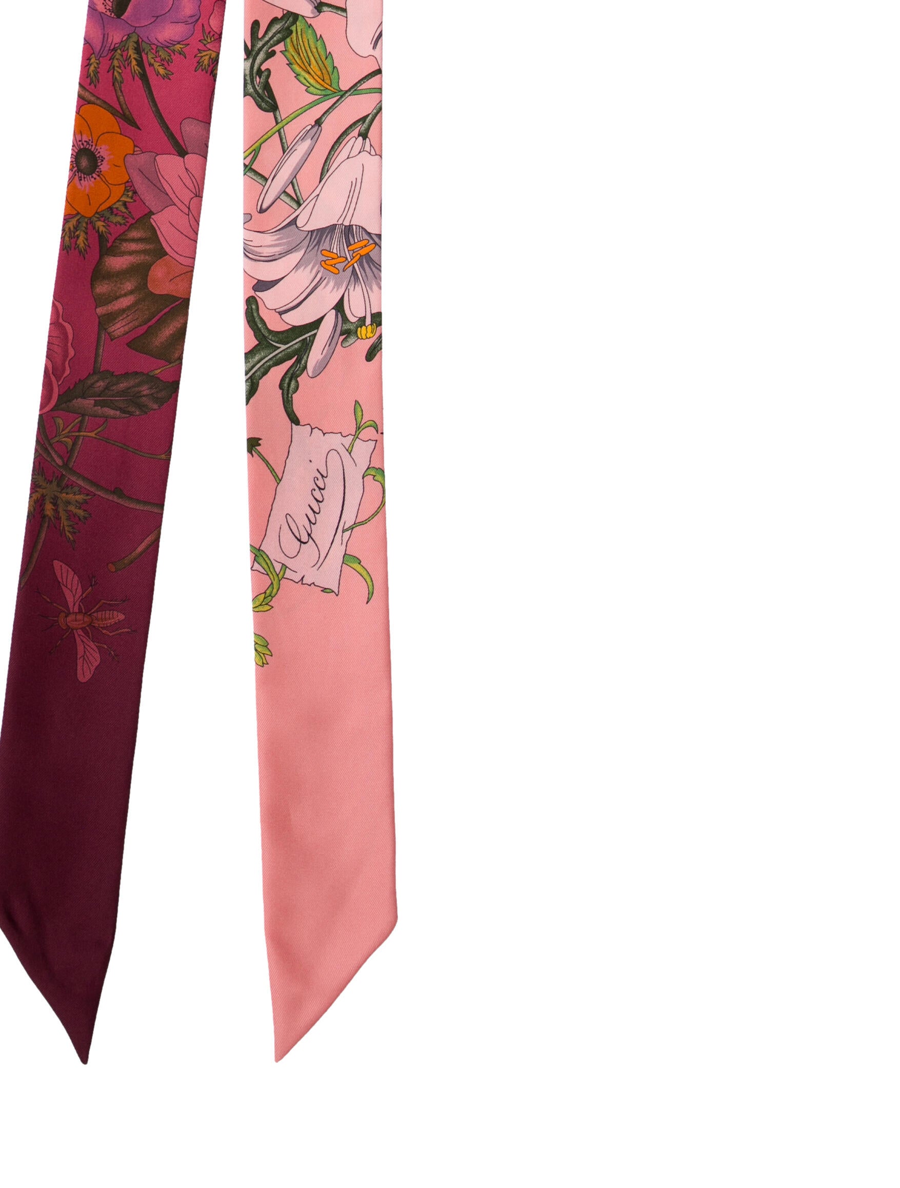 Gucci Silk Blooms Print Bandeau