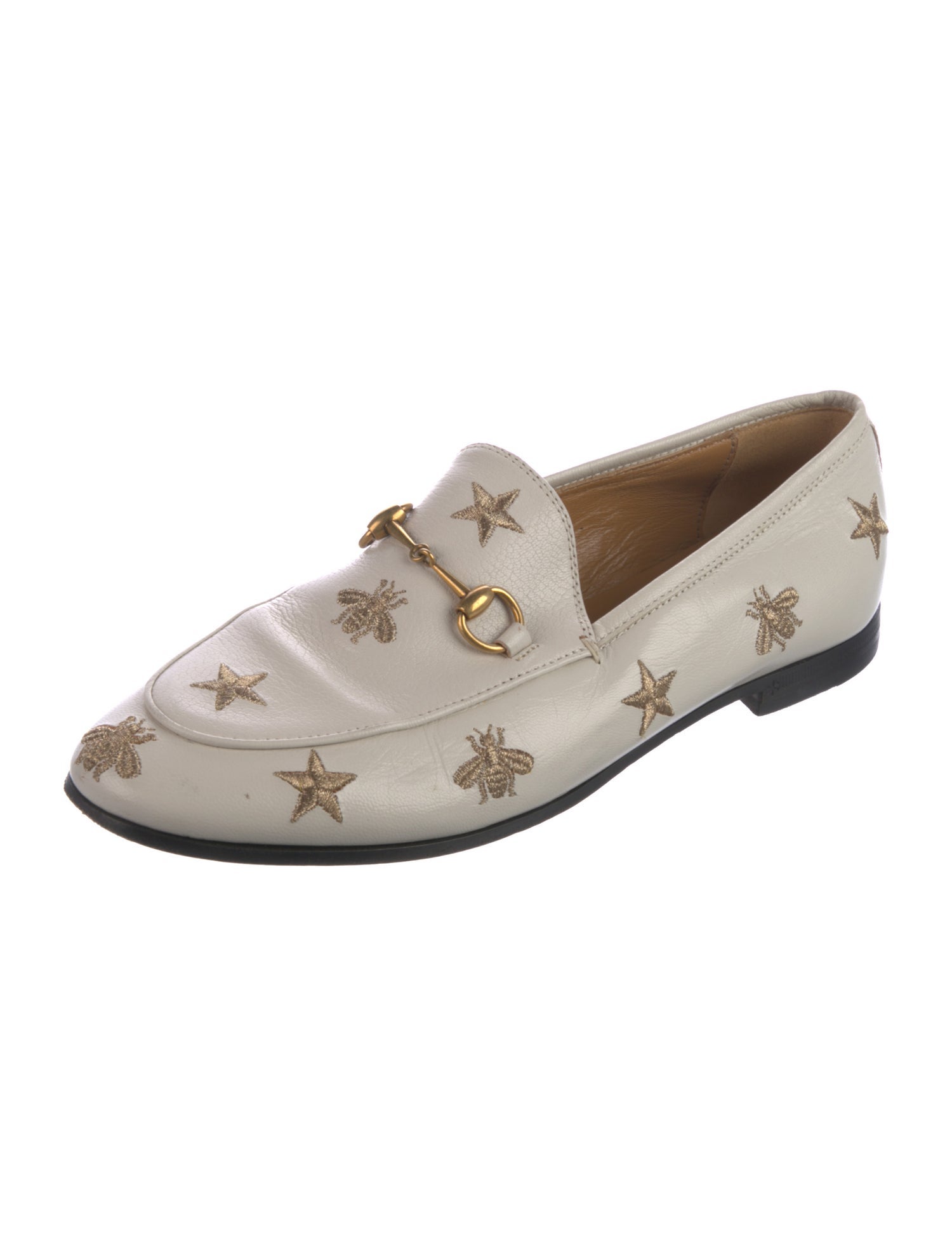 Gucci 1955 Horsebit Accent Leather Loafers