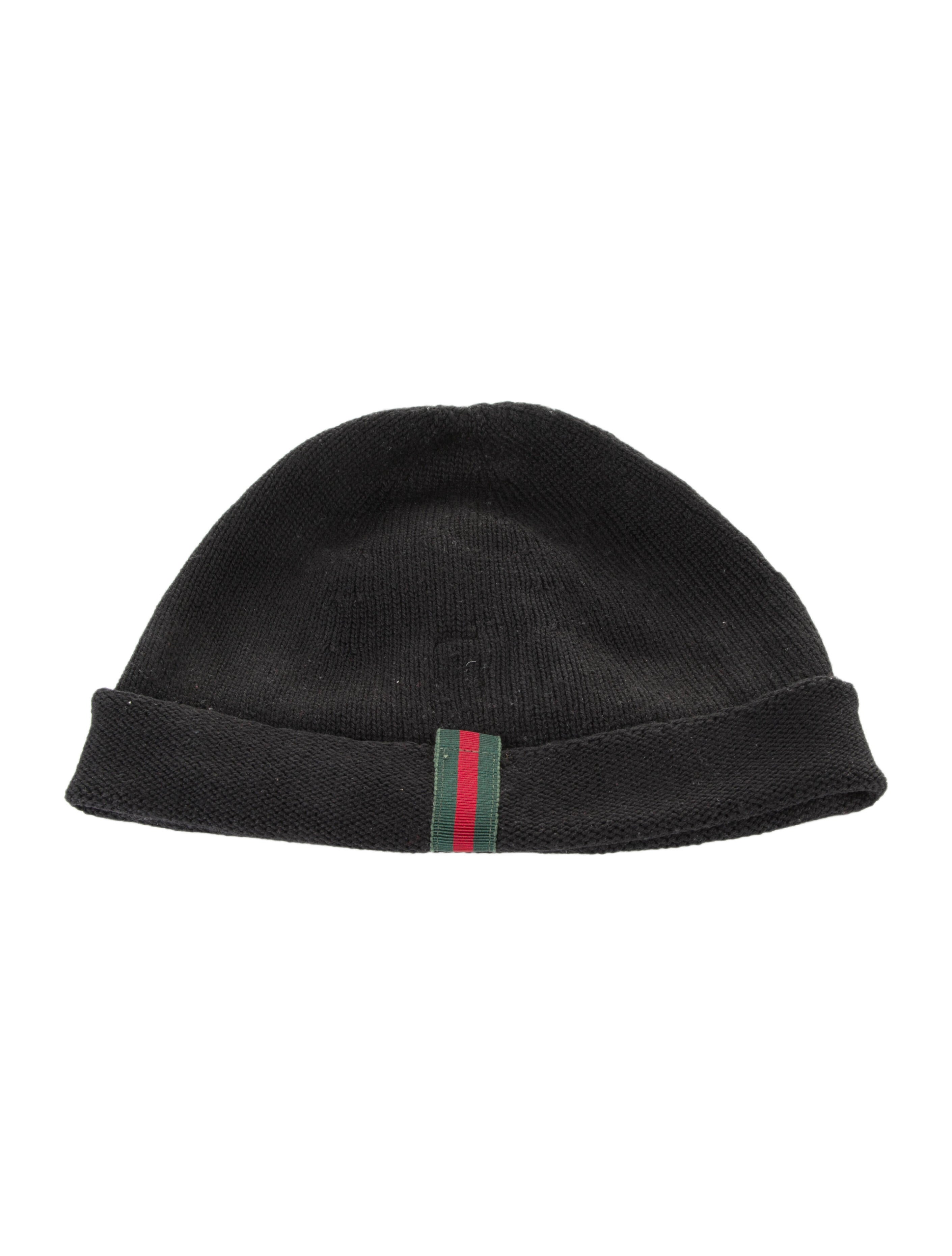 Gucci Web Accent Knitted Beanie
