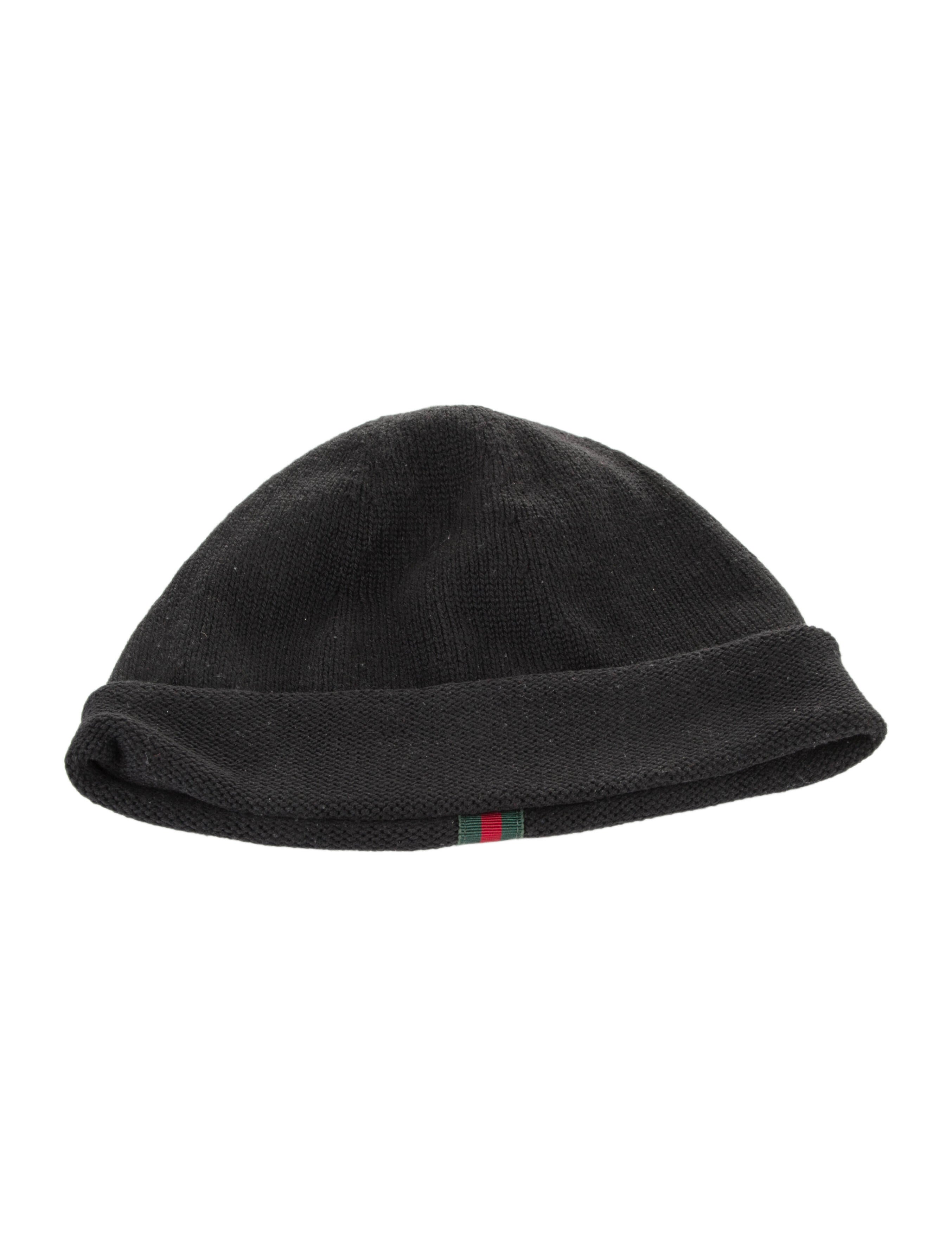 Gucci Web Accent Knitted Beanie