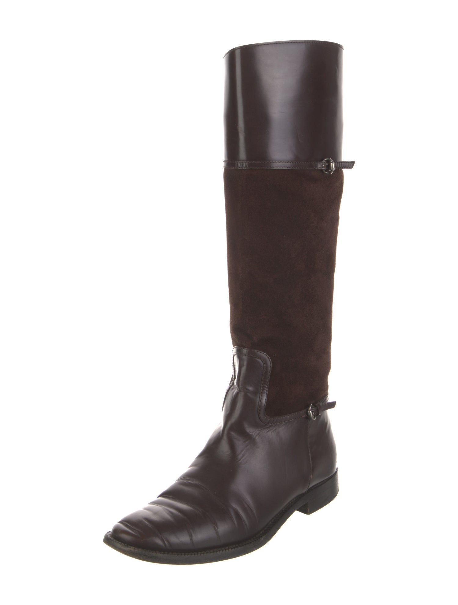 Gucci Leather Riding Boots