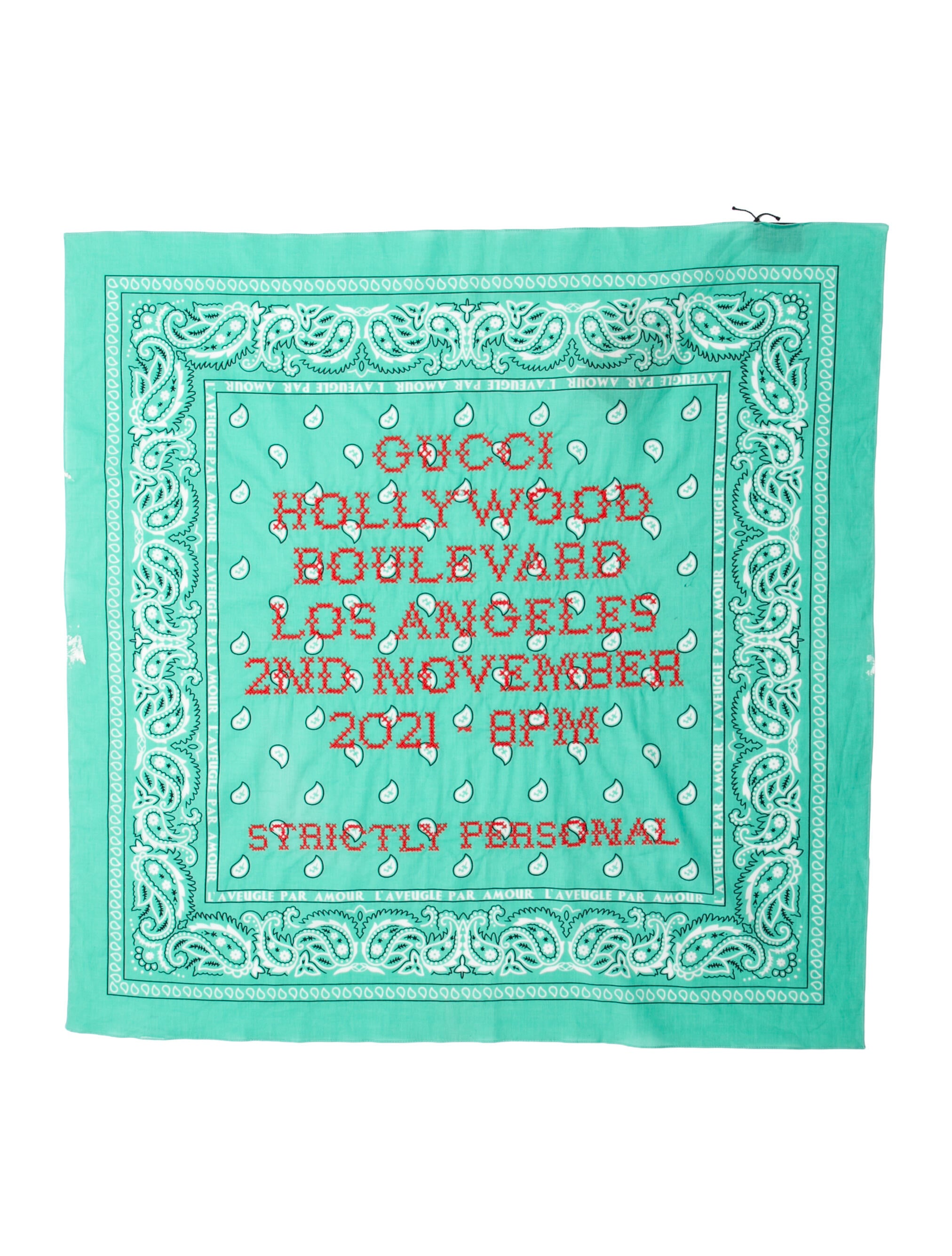 Gucci Printed Bandana w/ Tags