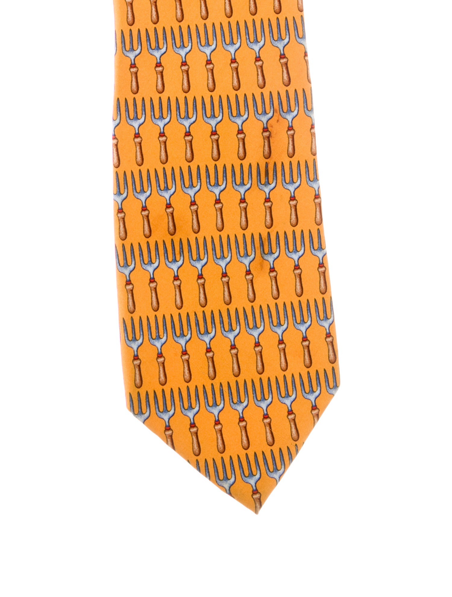Gucci Gucci Silk Pattern Neck Tie