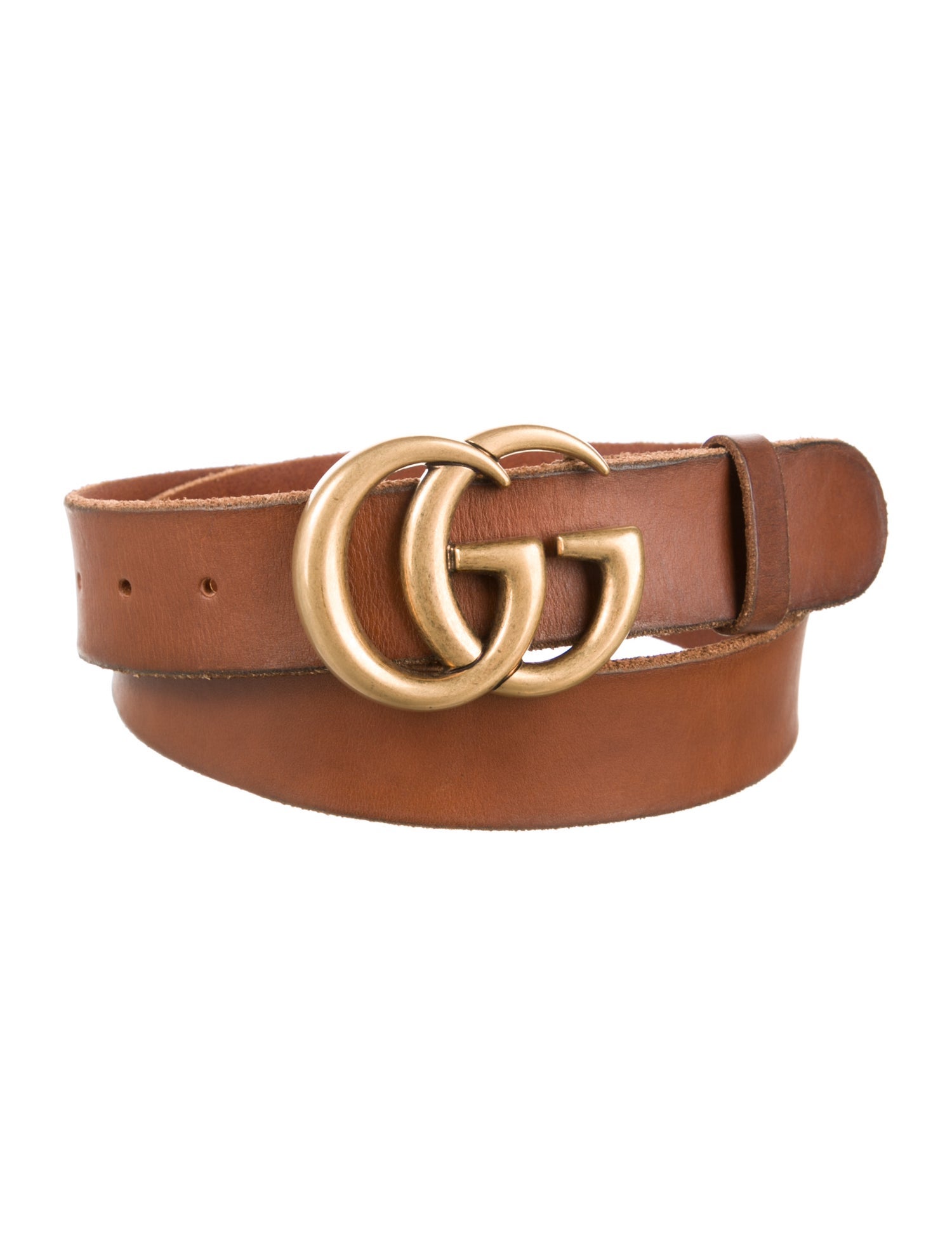 Gucci Double G Logo Leather Belt Kit w/ Tags
