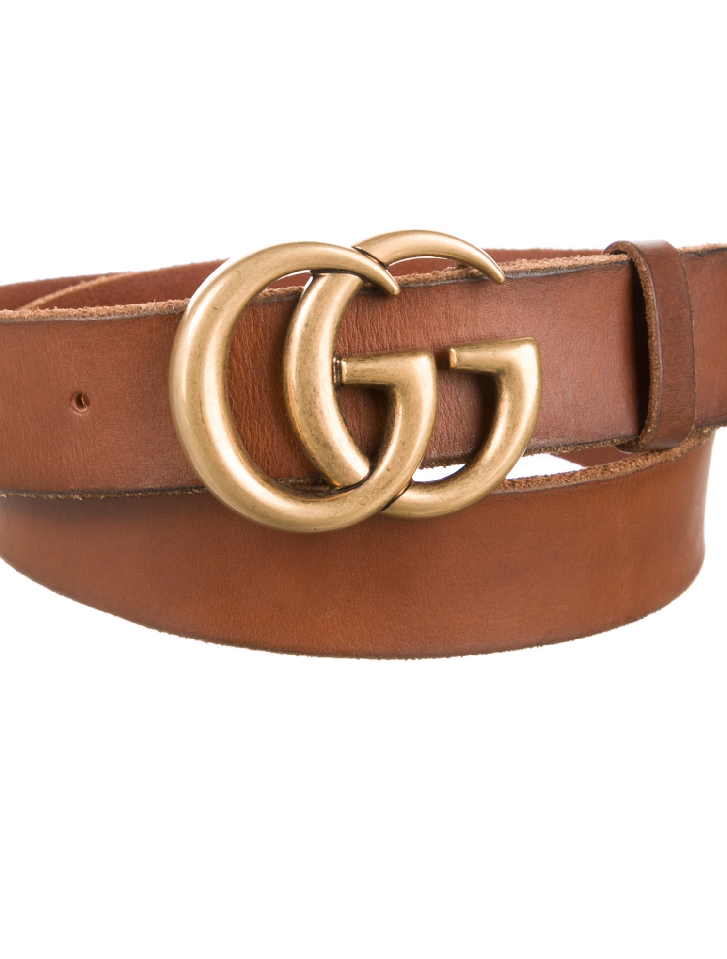 Gucci Double G Logo Leather Belt Kit w/ Tags
