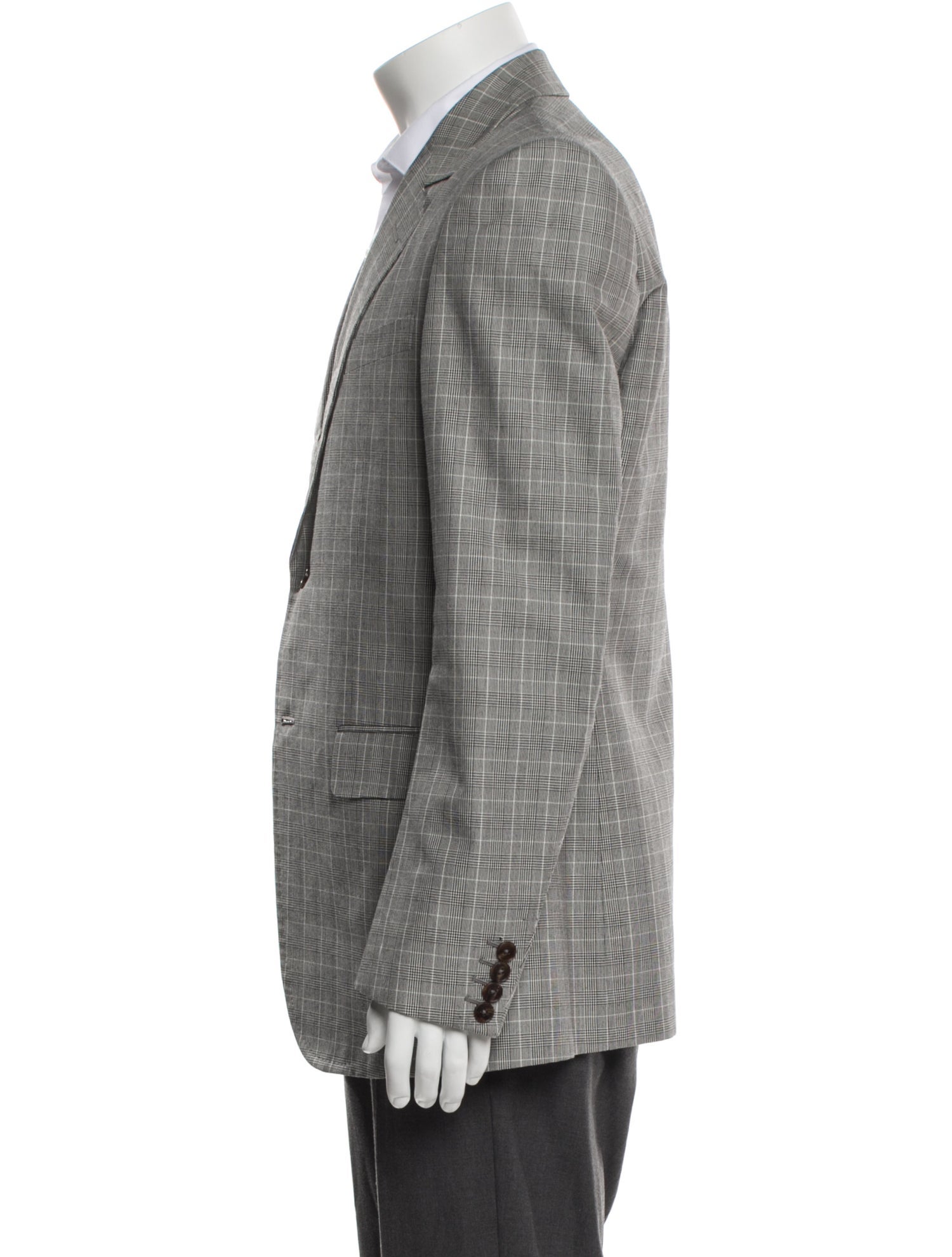 Gucci Plaid Print Blazer