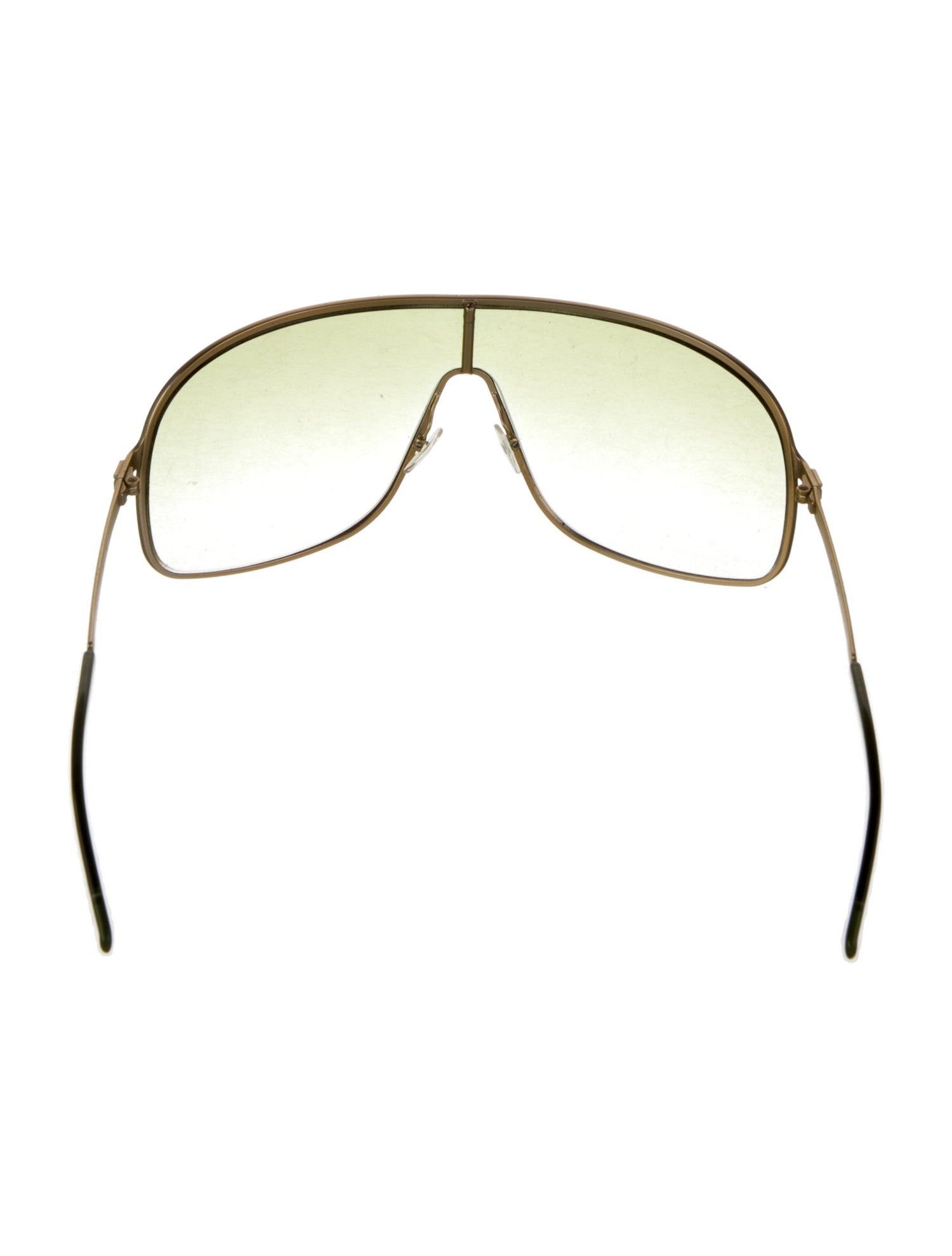 Gucci Hasler Horsebit Accent Shield Sunglasses