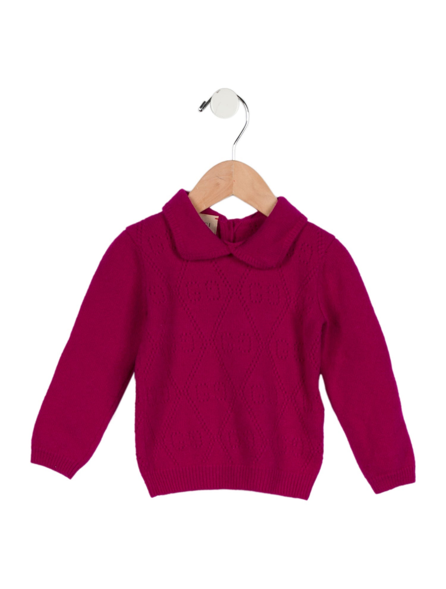 Gucci Toddler Girls' GG Knit Sweater