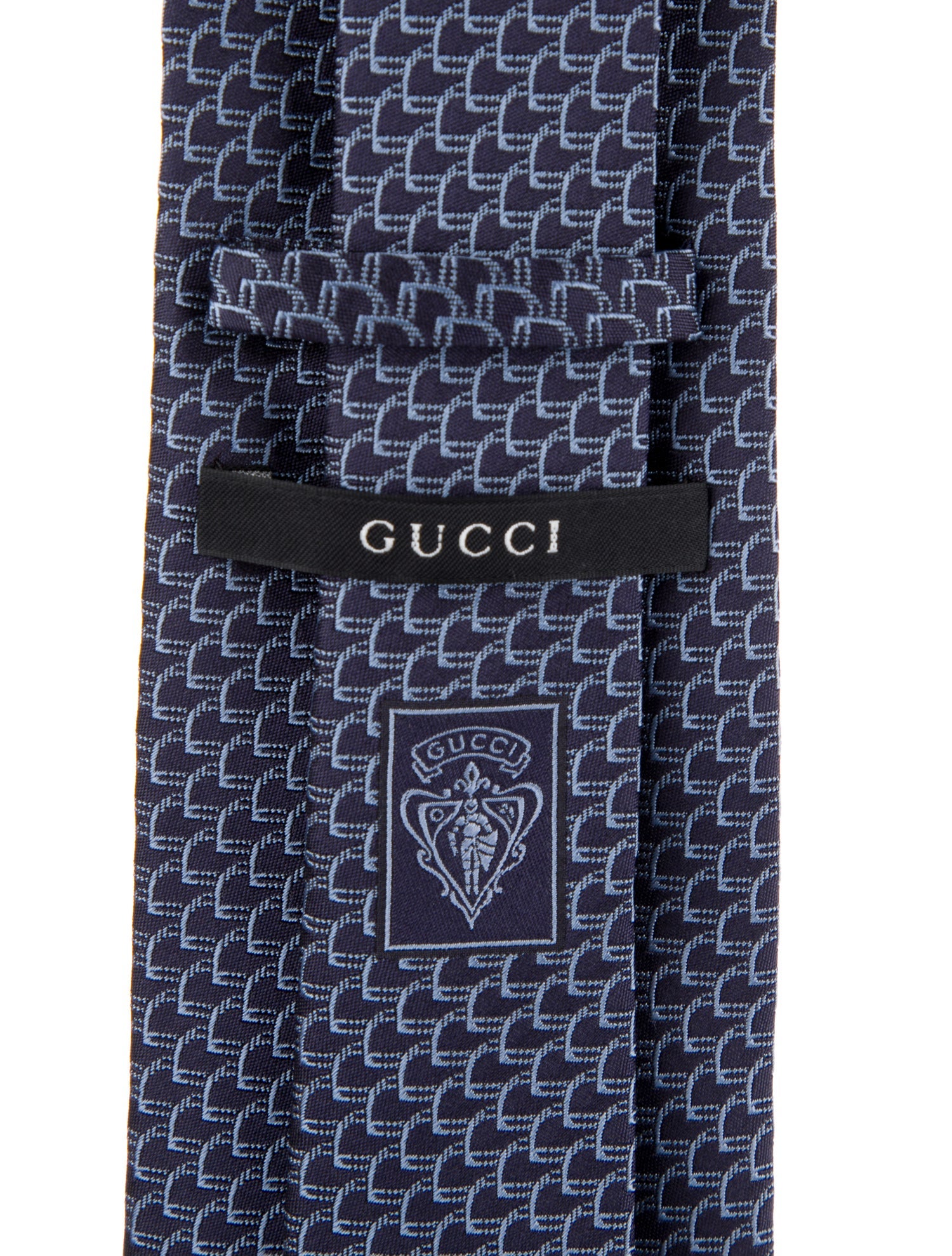 Gucci Pattern Printed Silk Tie