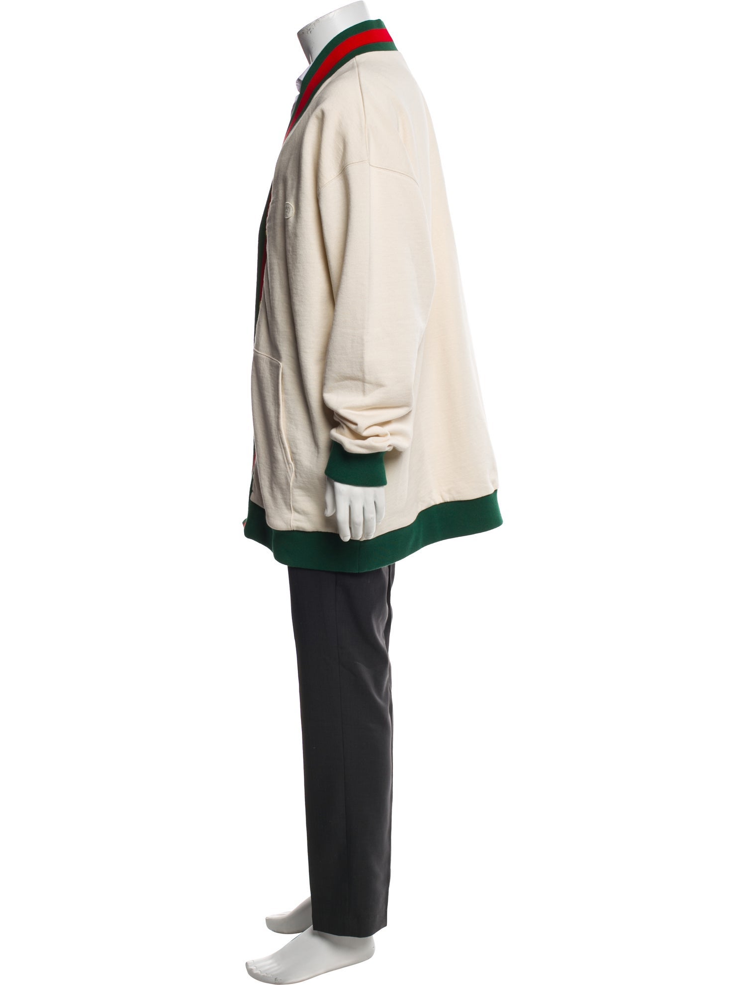 Gucci 2023 Colorblock Pattern Cardigan