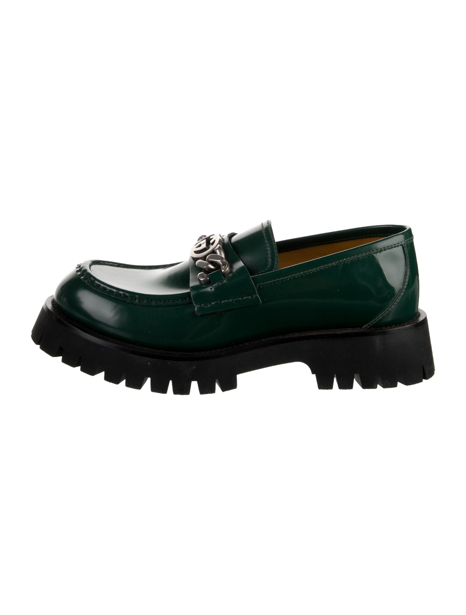 Gucci Horsebit Accent Leather Loafers