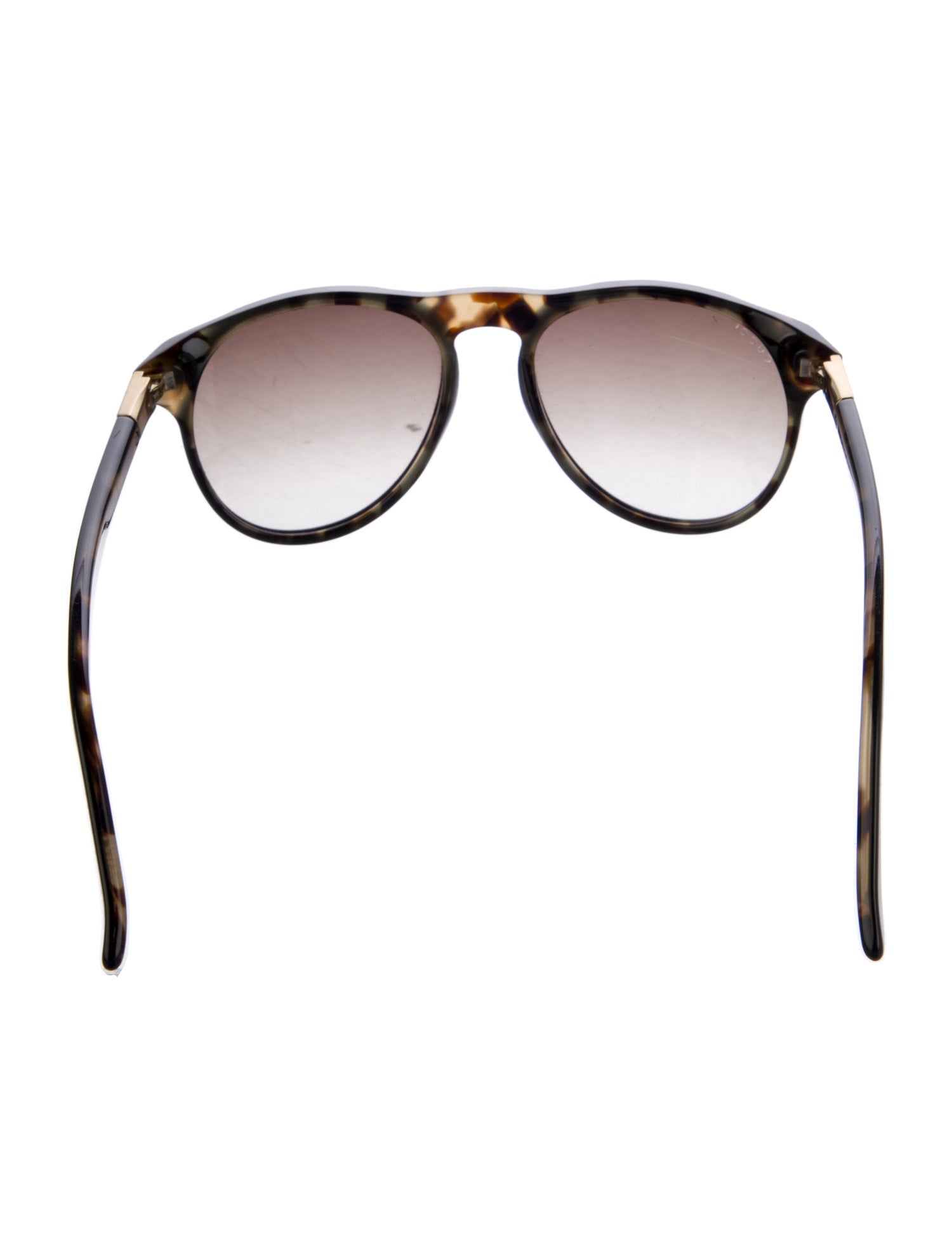 Gucci Web Accent Aviator Sunglasses