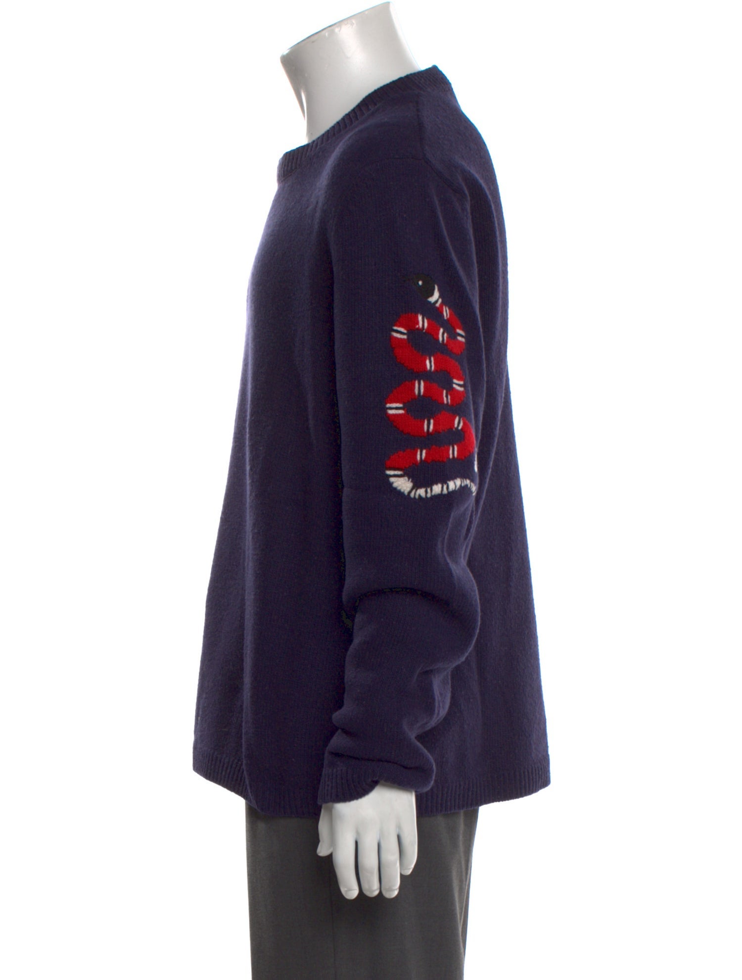 Gucci Kingsnake Wool Pullover