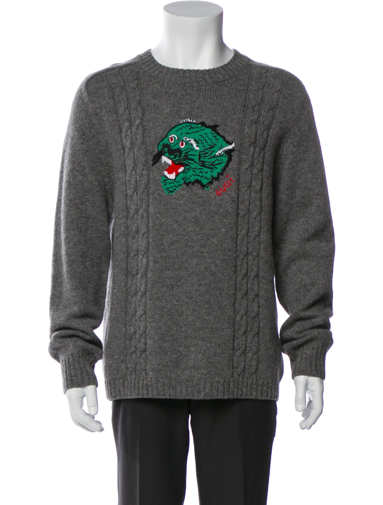Gucci Signature Logo Wool Pullover