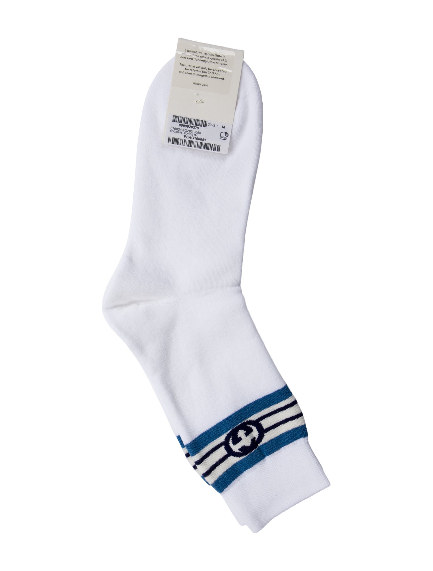 Gucci Cotton Gucci Socks w/Tags