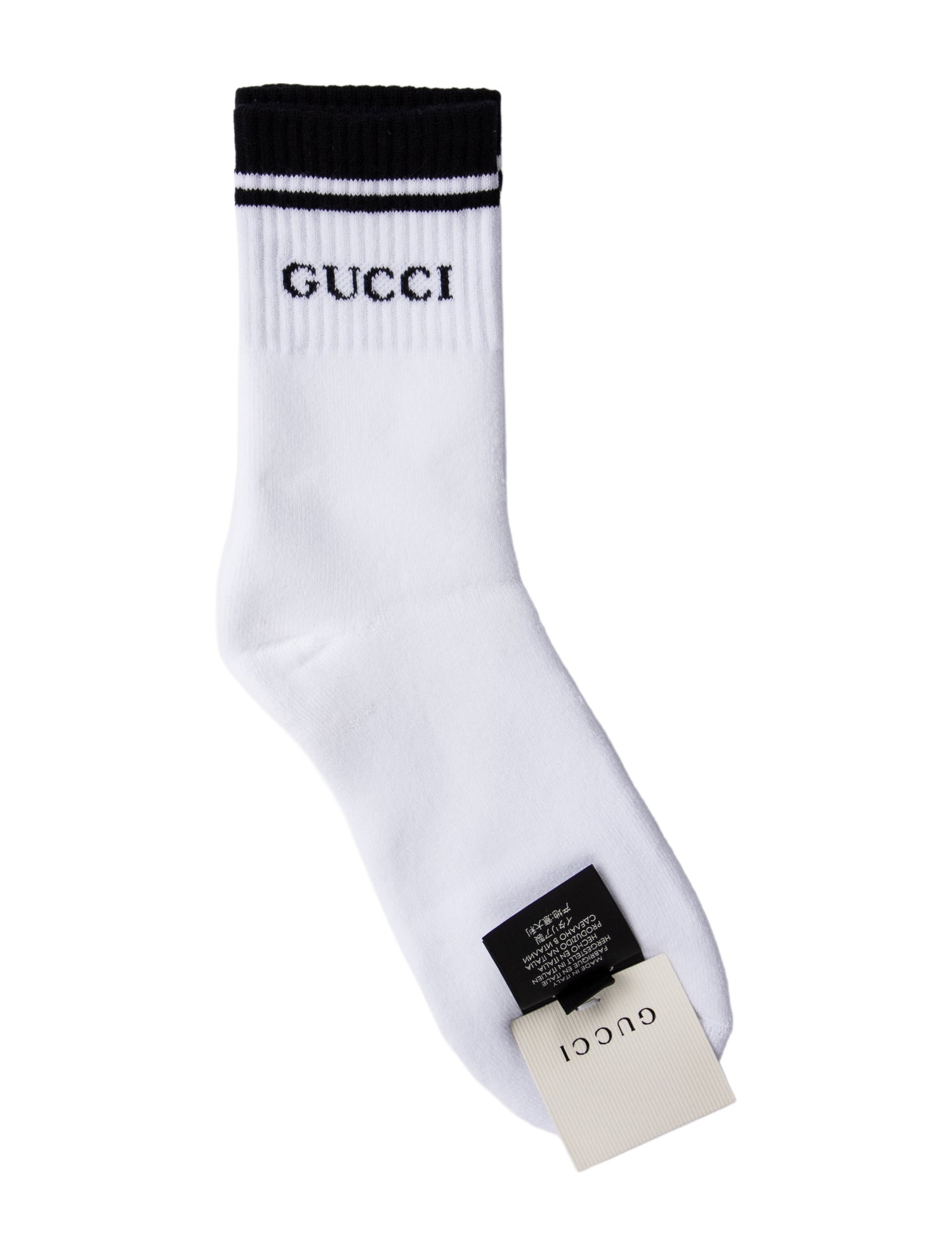 Gucci Cotton Gucci Socks w/Tags