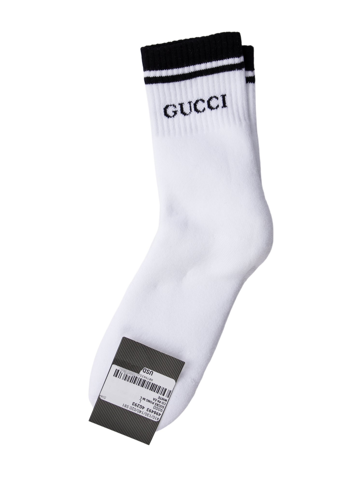 Gucci Cotton Gucci Socks w/Tags