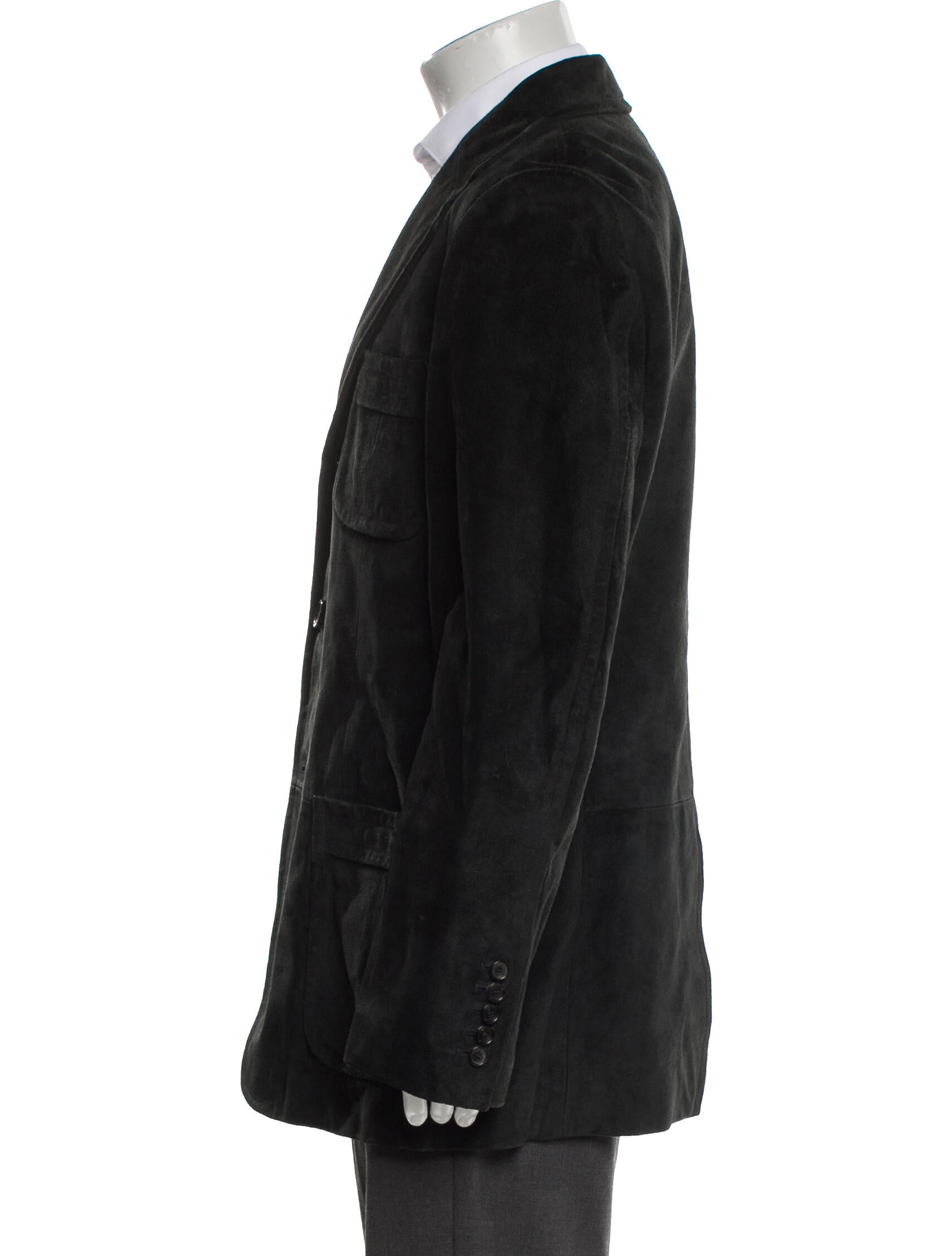 Gucci Leather Peacoat