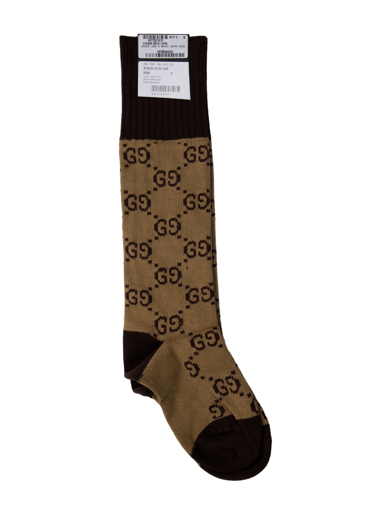 Gucci Cotton Gucci Socks w/Tags