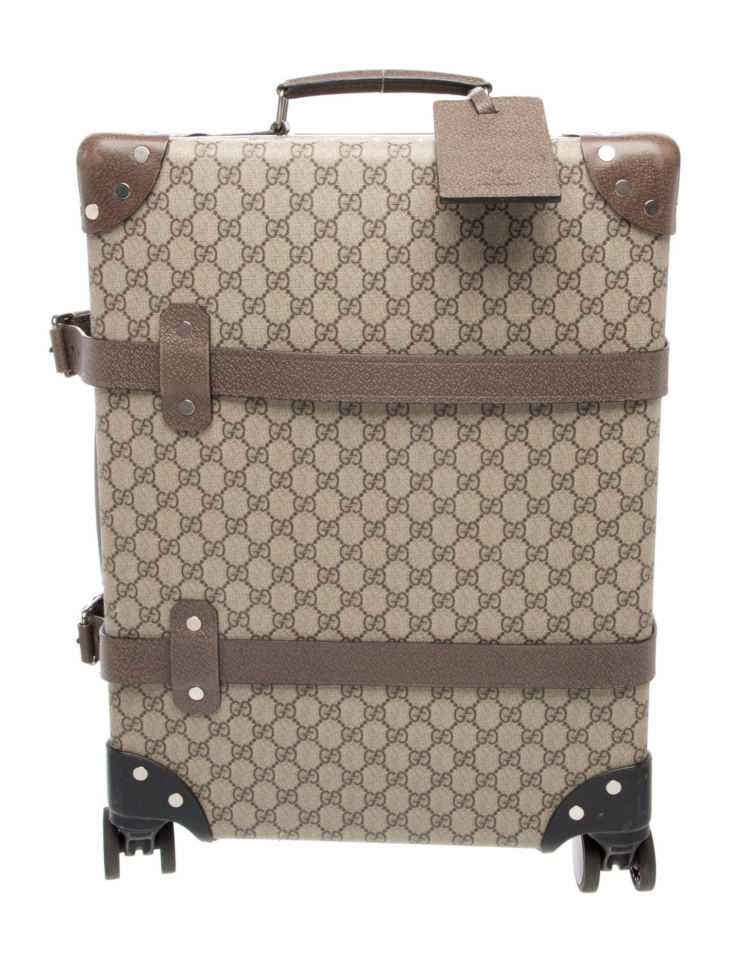 Gucci Gucci x Globe Trotter GG Supreme Medium Suitcase