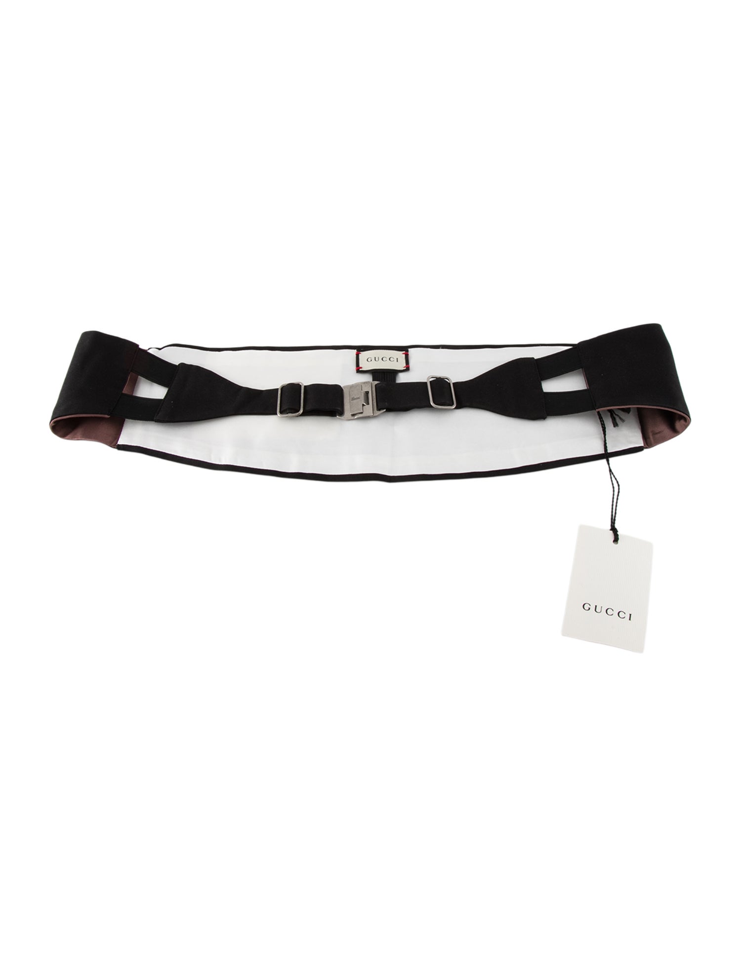 Gucci Wide Silk Waist Belt w/ Tags