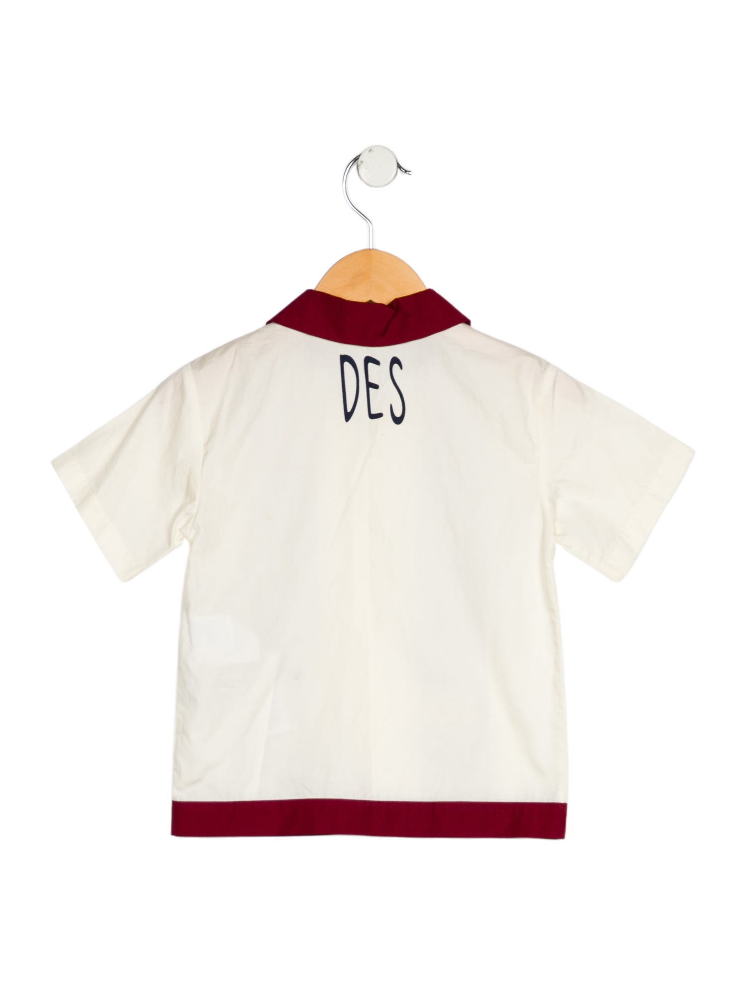 Gucci Toddler Boys' Embroidered Bowling Shirt