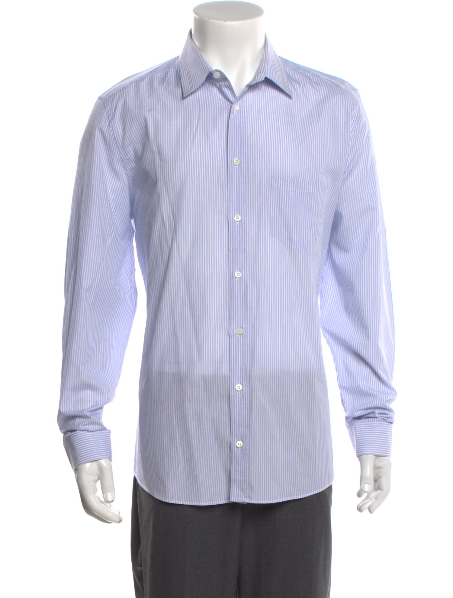 Gucci 2000's Striped Dress Shirt