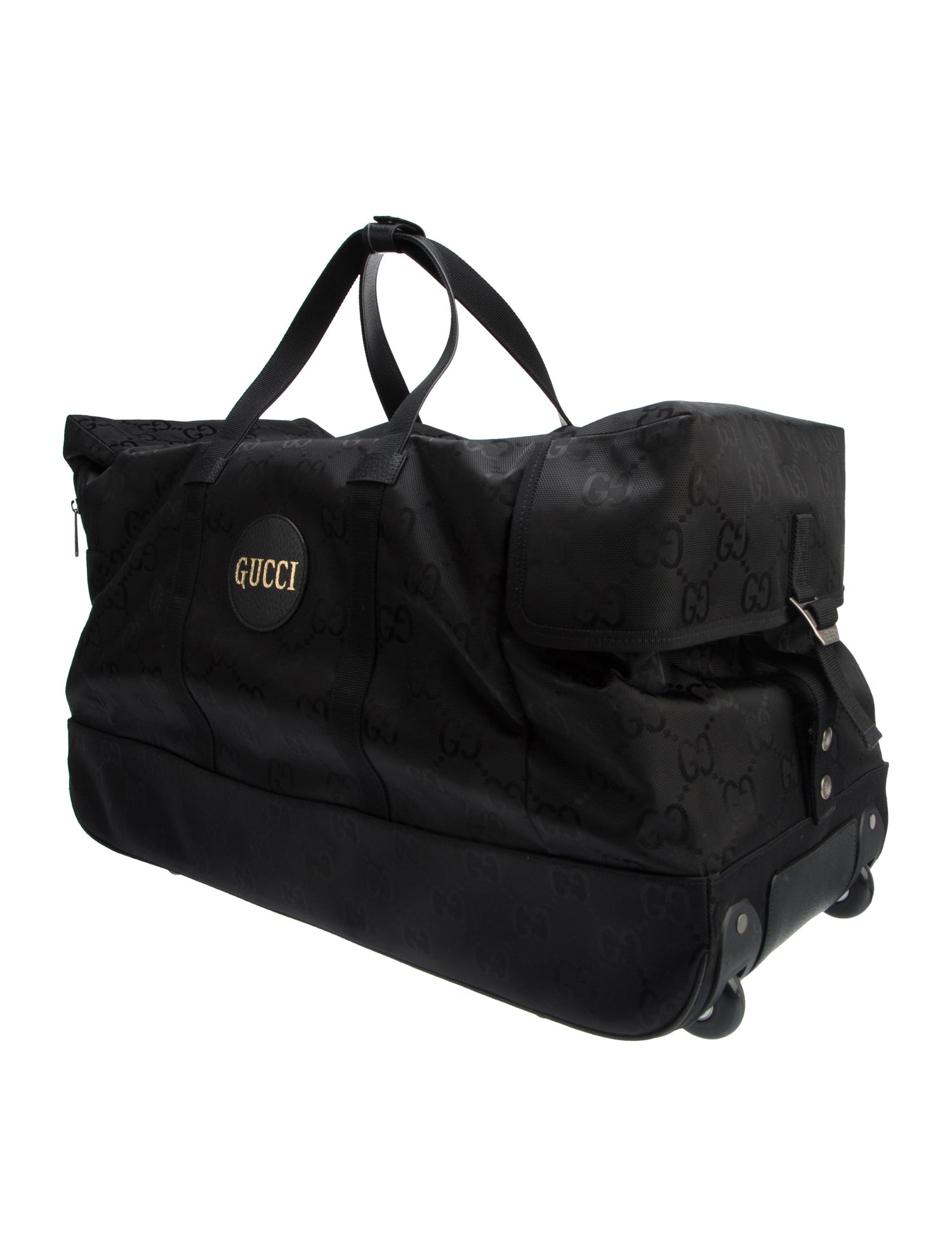 Gucci Off The Grid GG Nylon Rolling Duffle Bag
