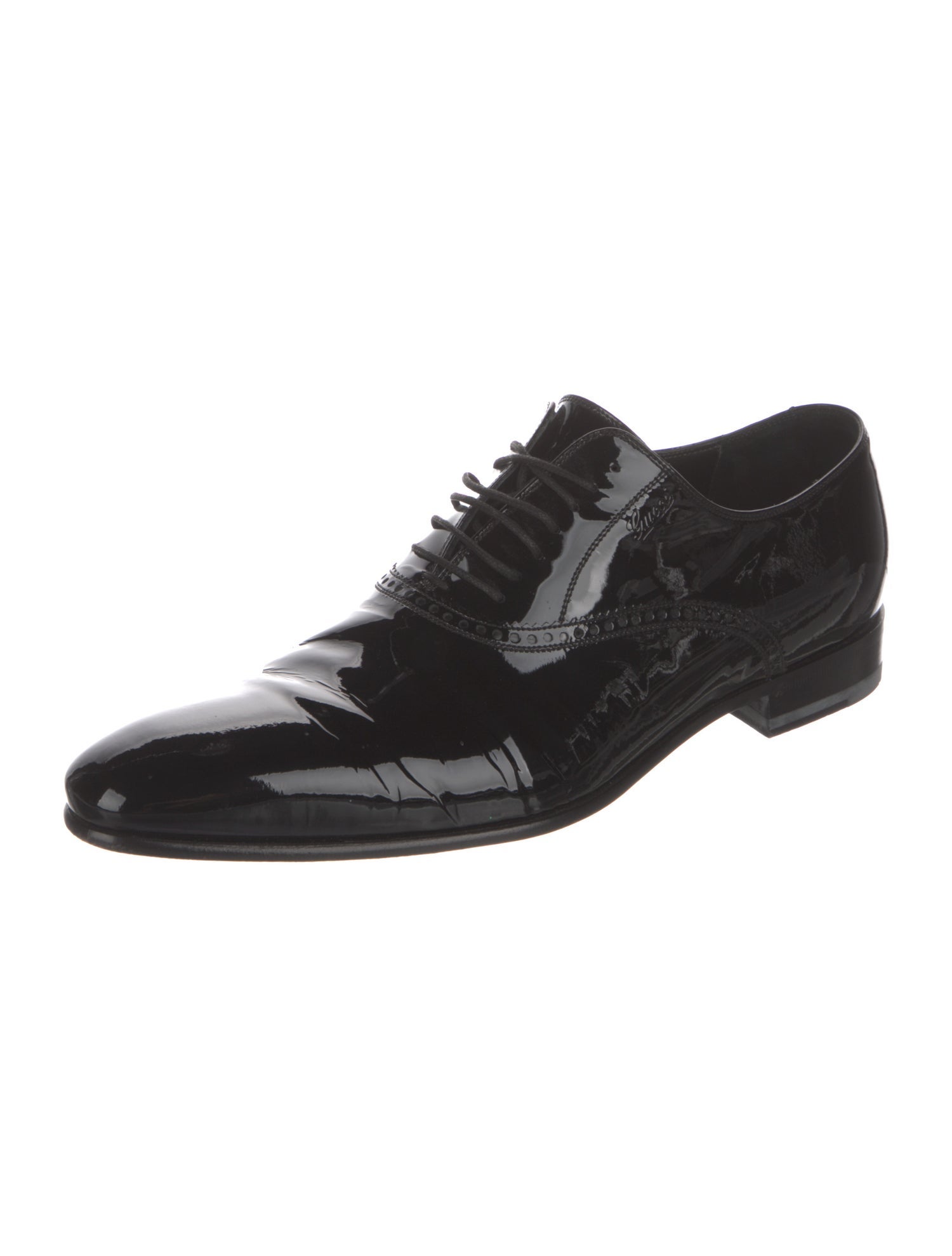 Gucci Patent Leather Oxfords