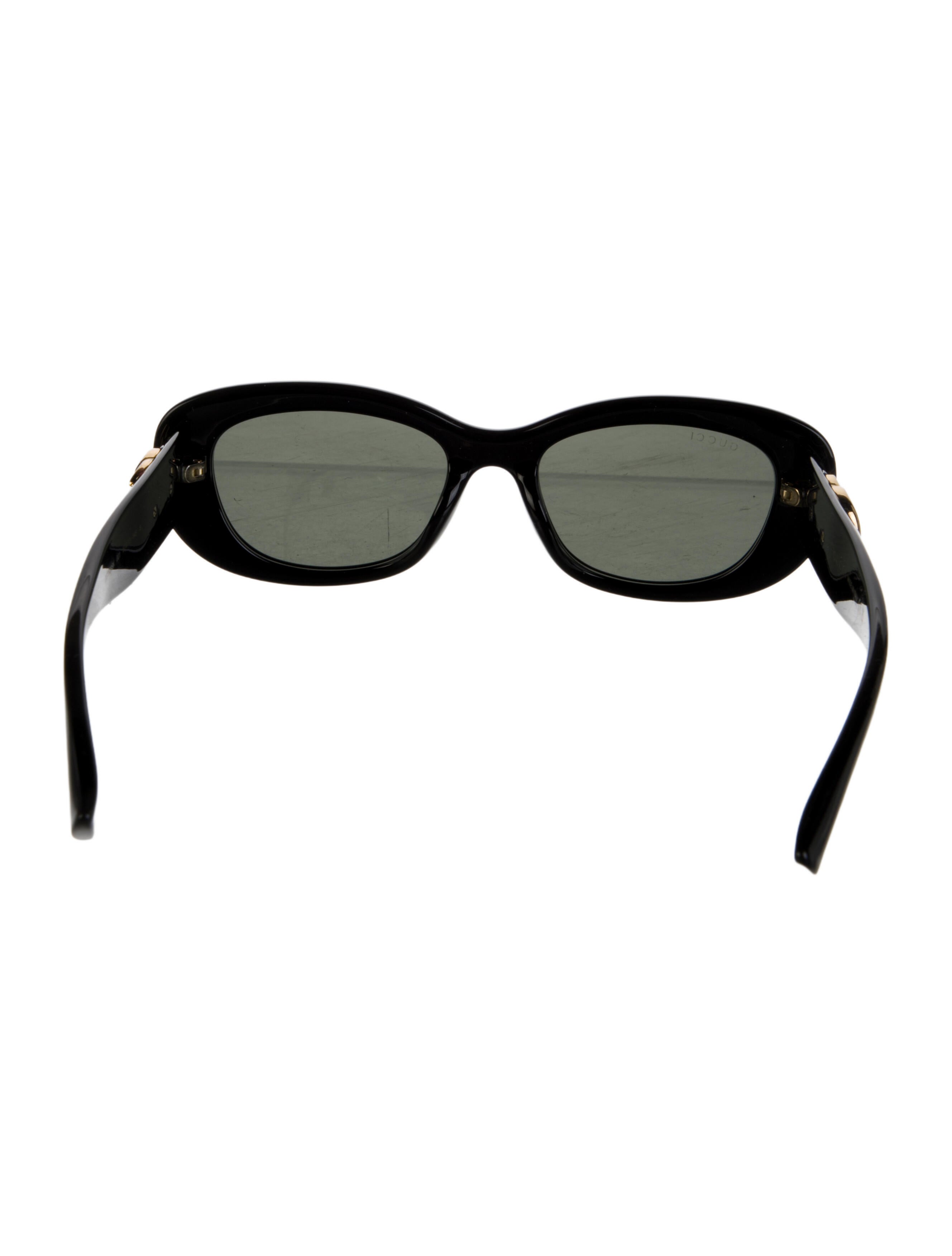 Gucci Interlocking G Logo Wayfarer Sunglasses