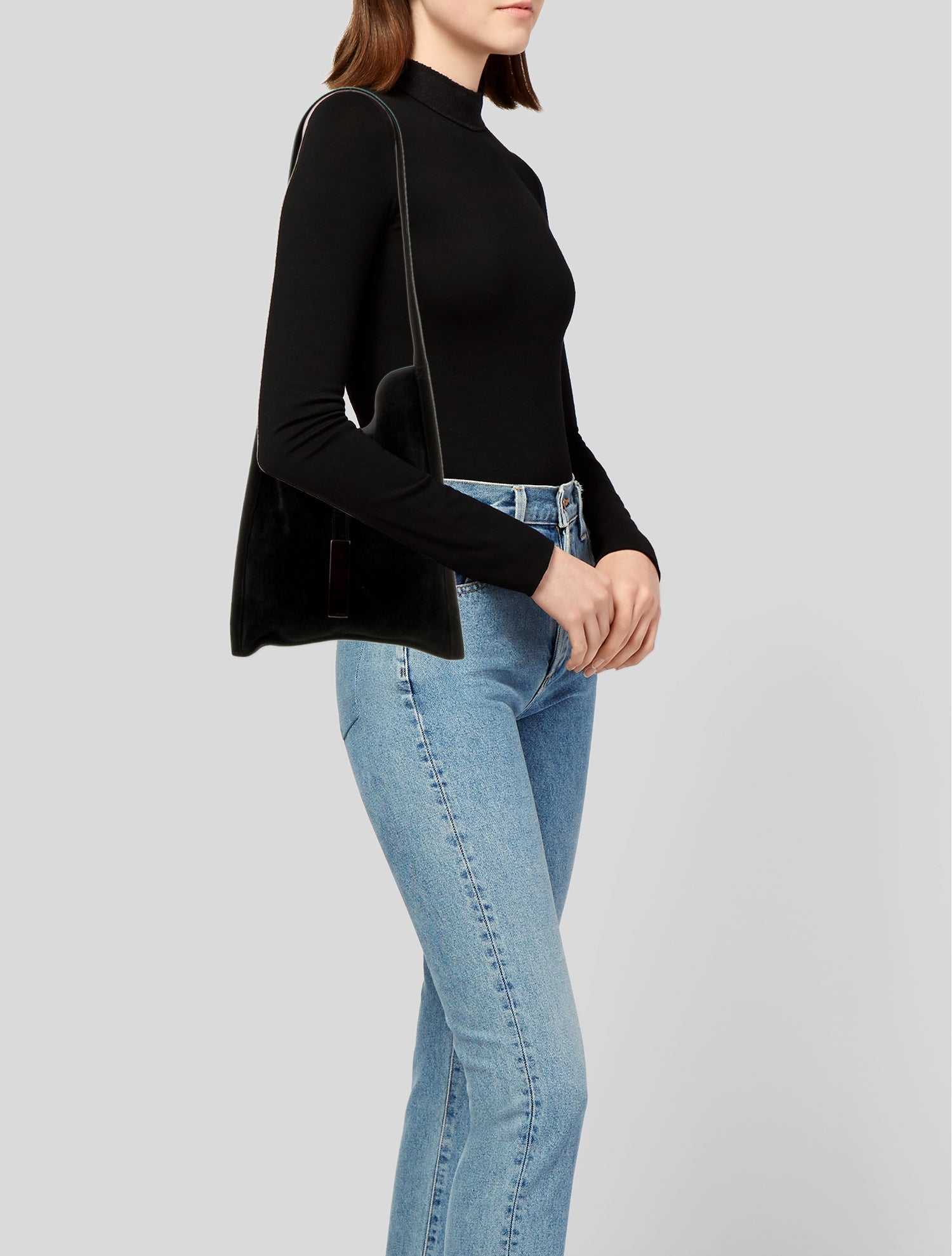 Gucci Suede Shoulder Bag