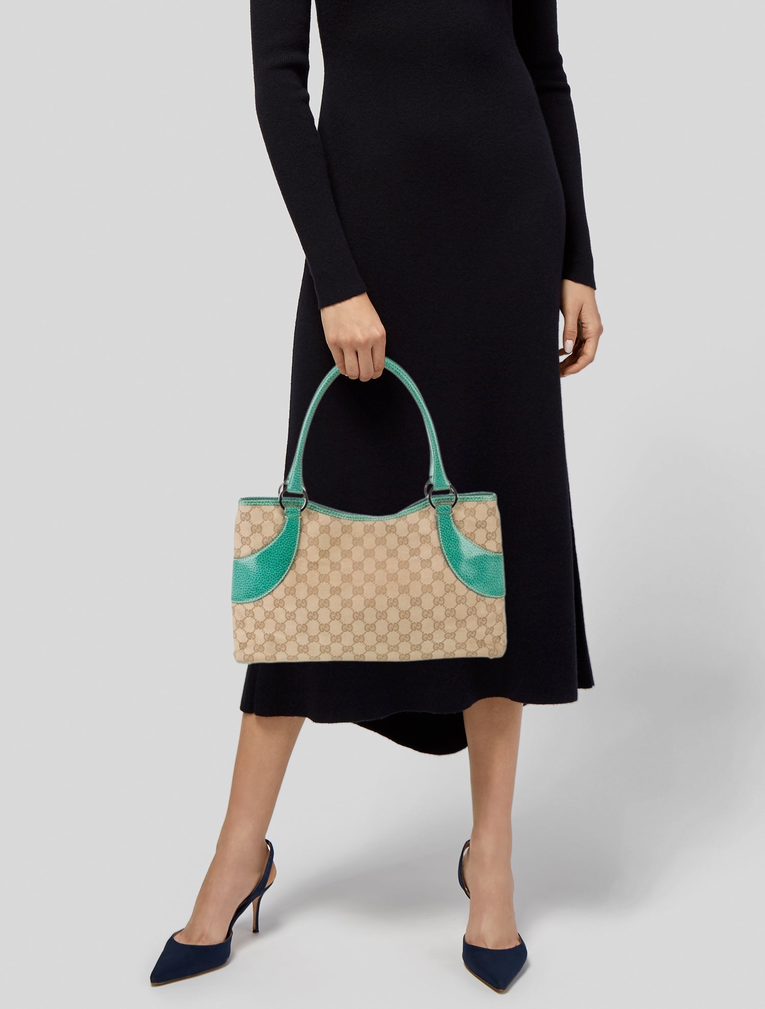 Gucci GG Canvas Top Handle Bag