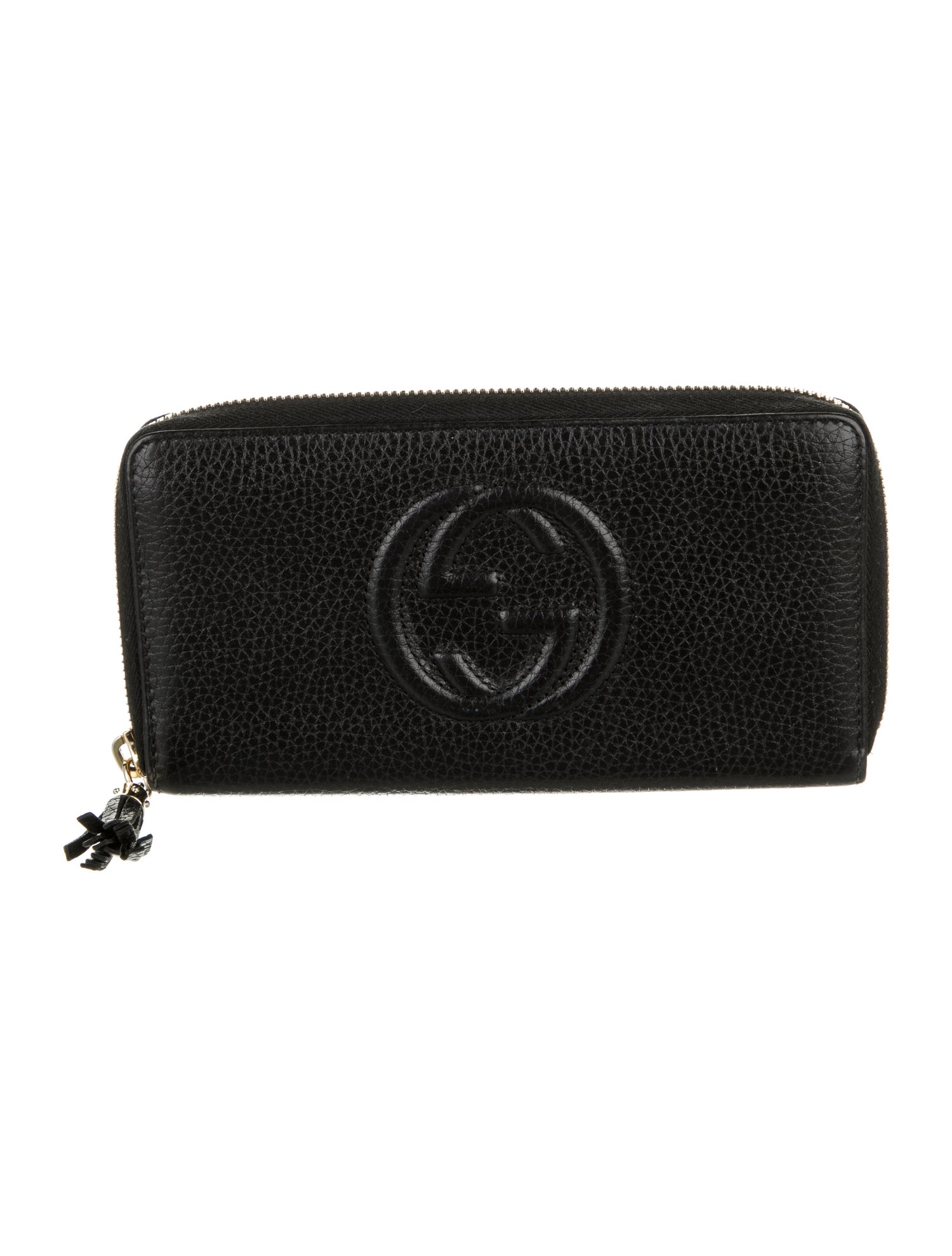 Gucci Soho Leather Interlocking G Logo Continental Wallet