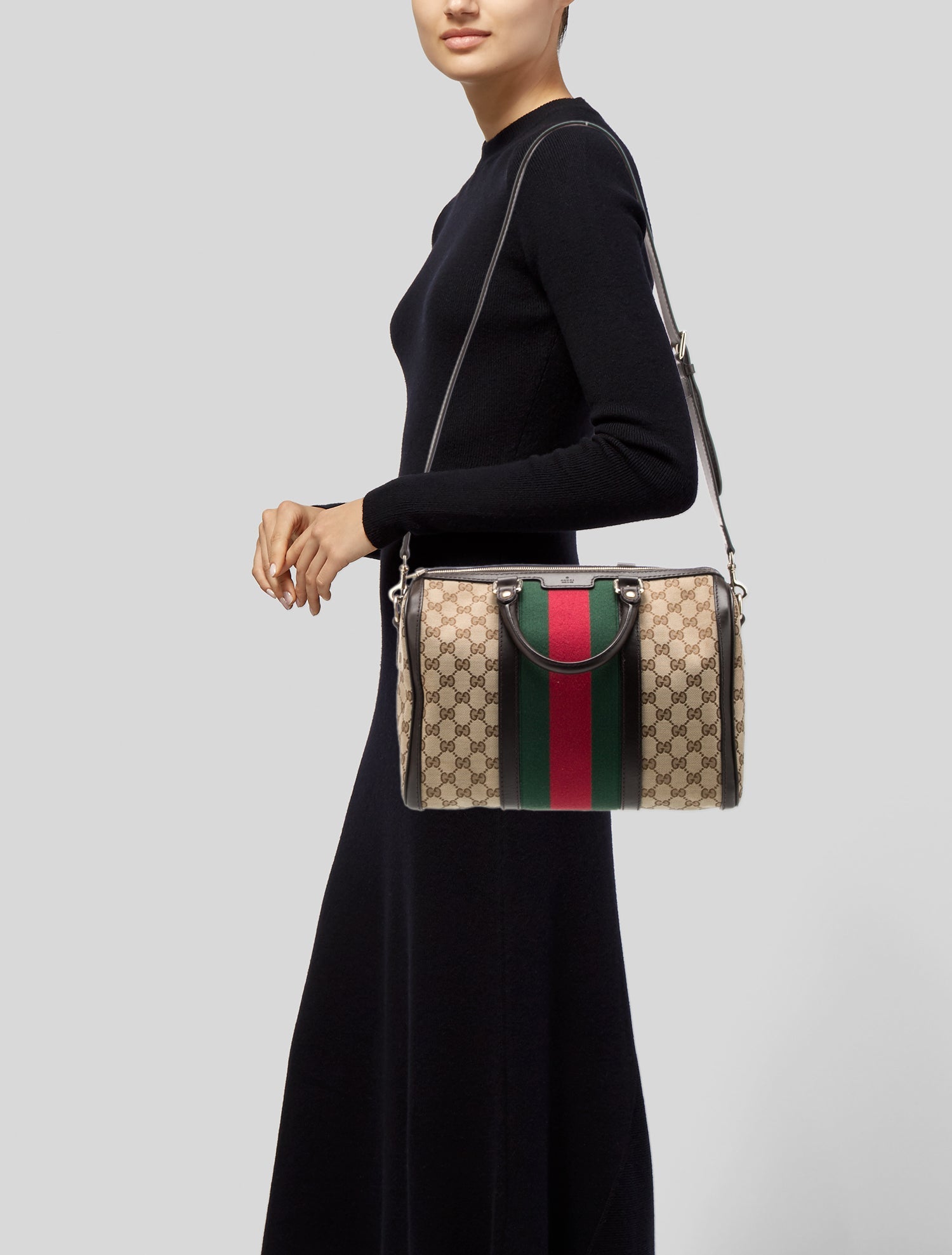 Gucci GG Canvas Boston