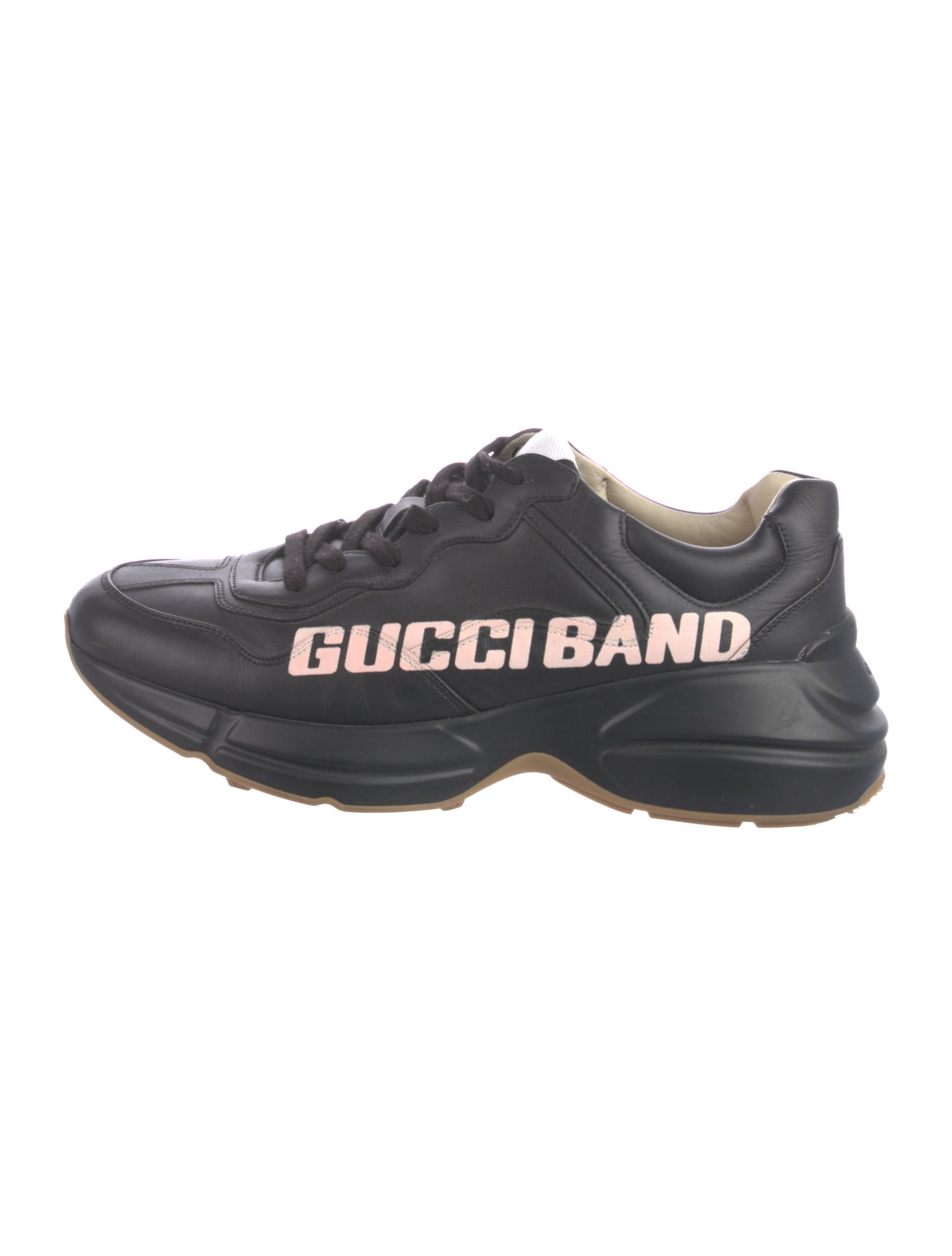 Gucci Leather Printed Sneakers