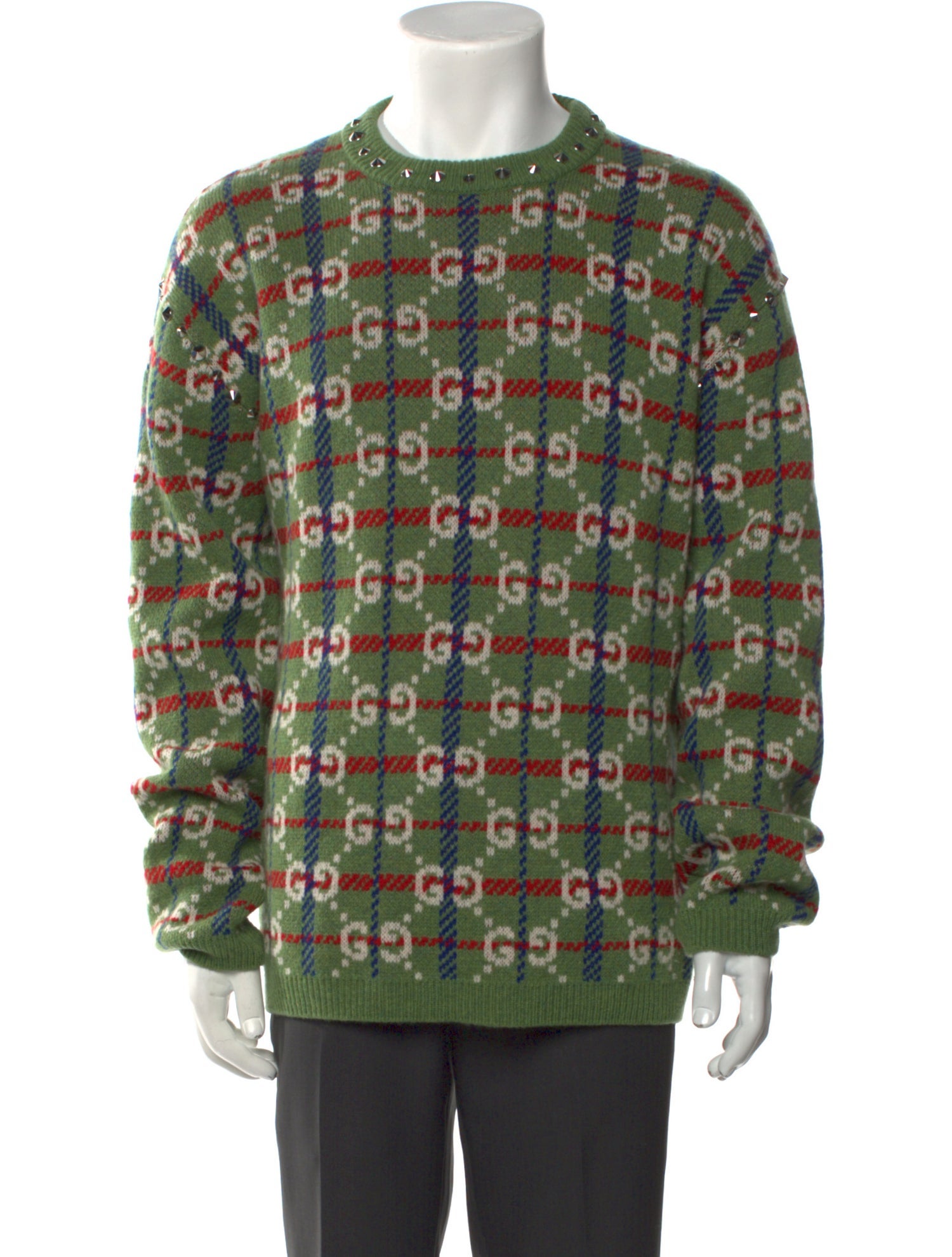 Gucci Wool Printed Pullover