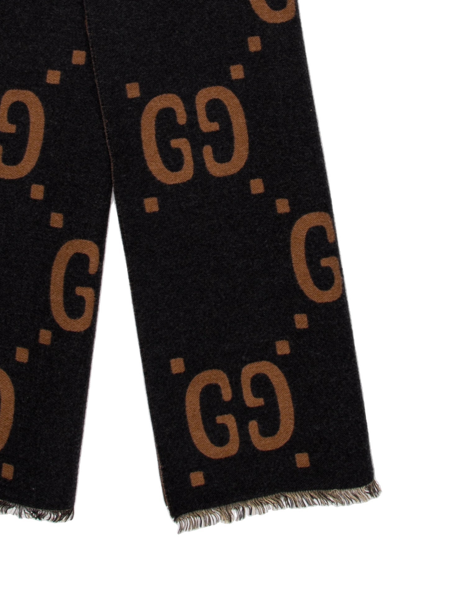 Gucci Wool Printed Scarf