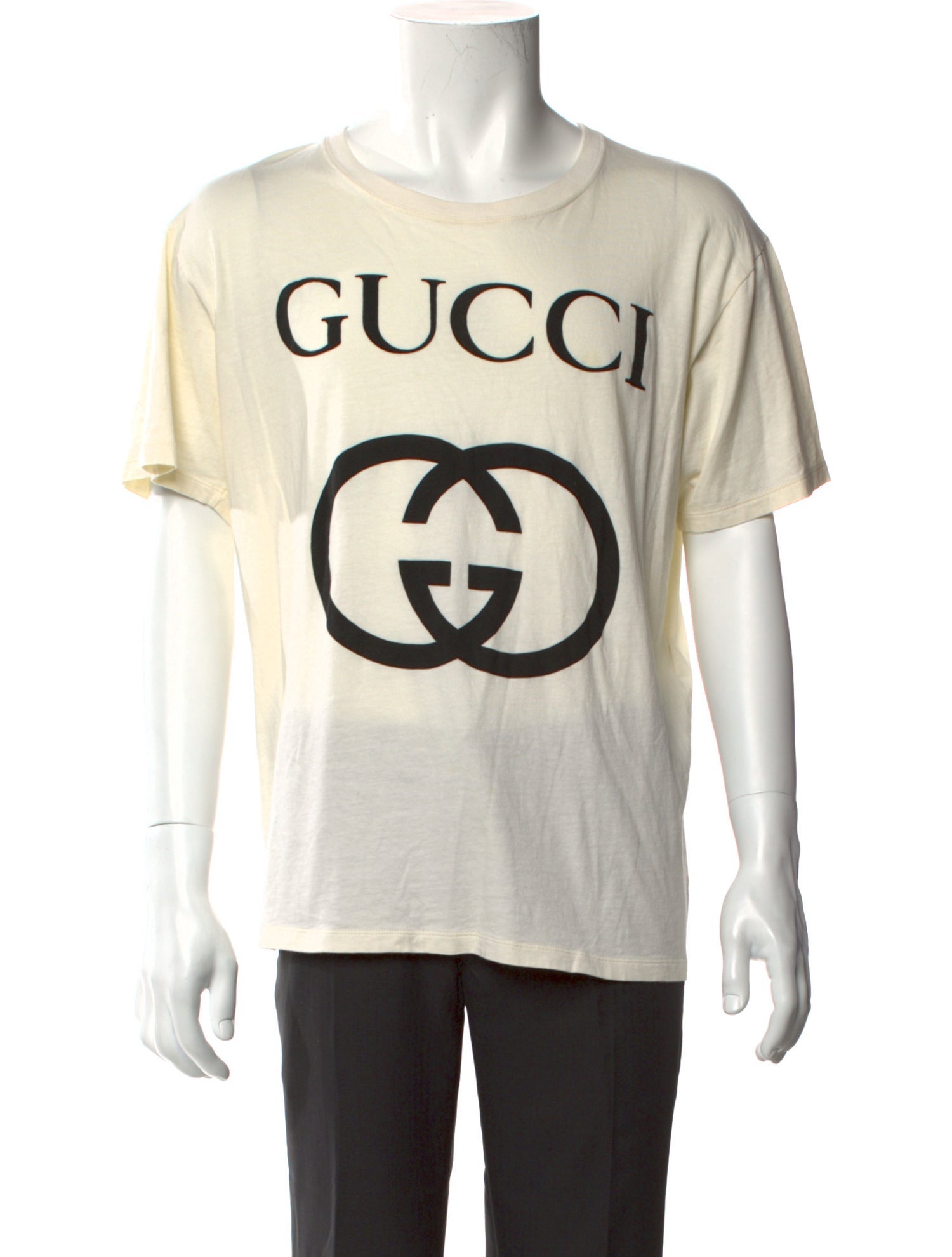 Gucci Interlocking G Logo Crew Neck T-Shirt