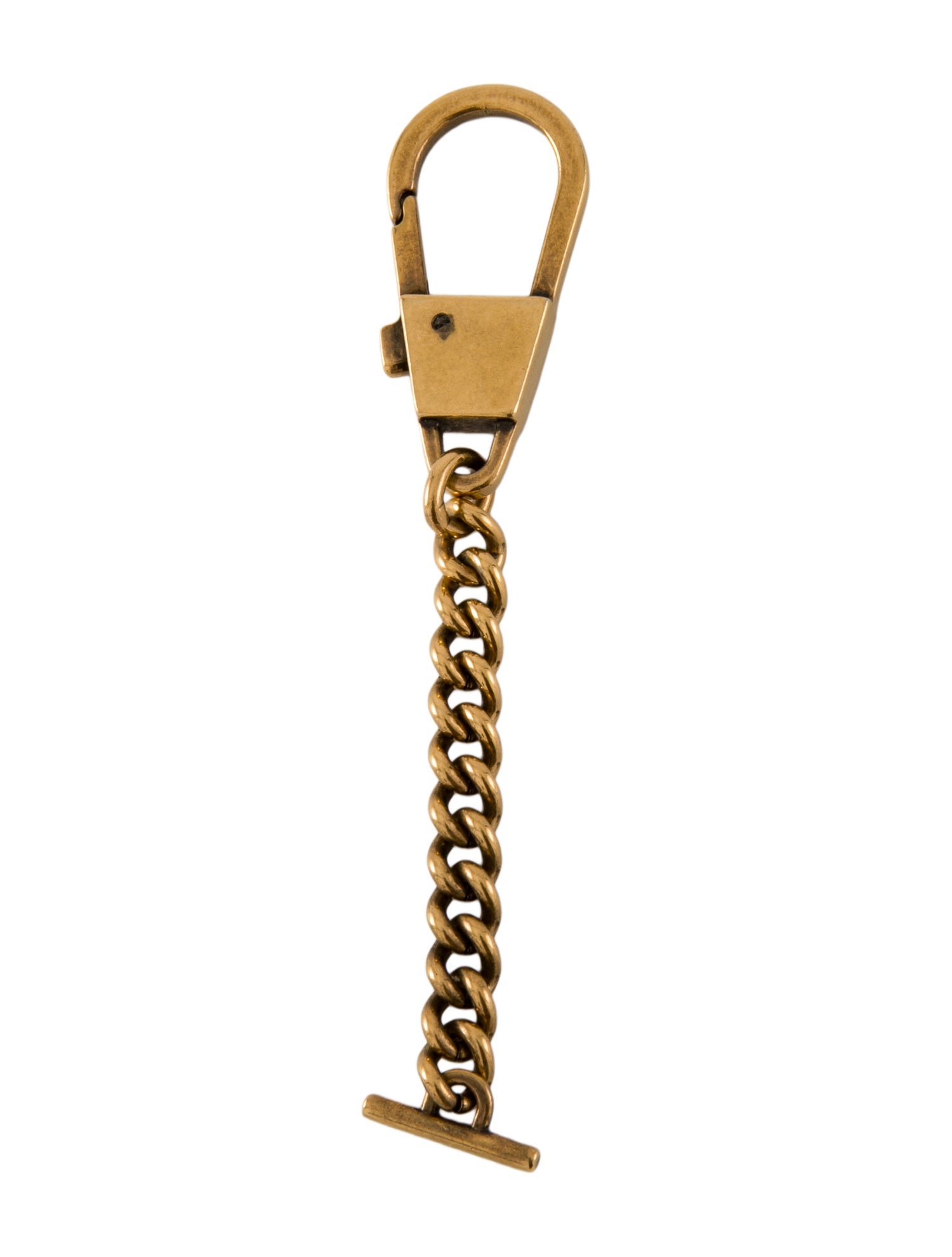 Gucci Metal Chain Link Keychain