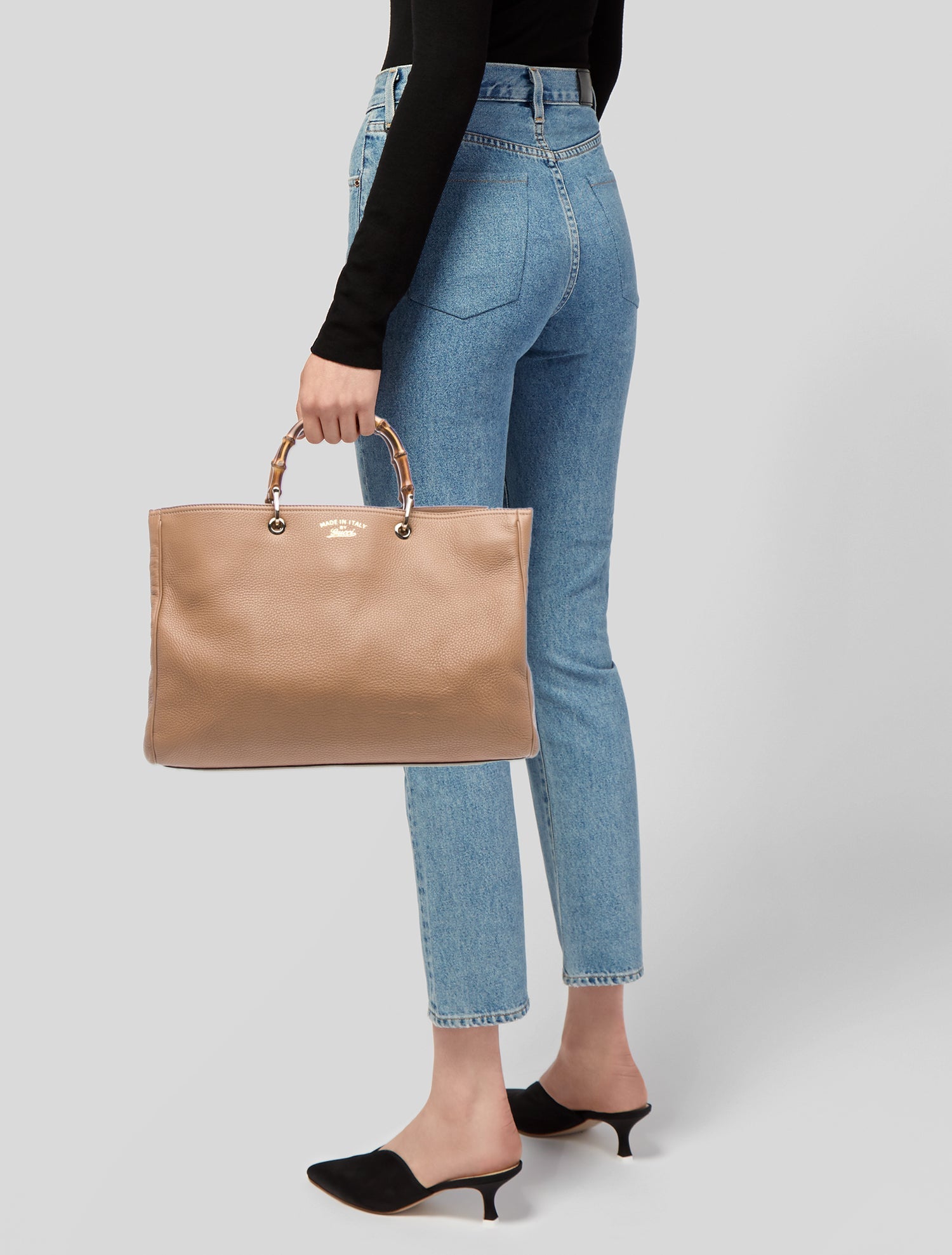 Gucci Bamboo Bamboo Shopper Large