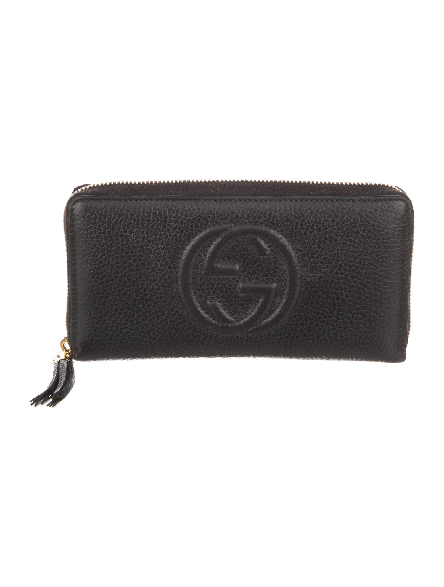 Gucci Soho Continental Wallet Interlocking G Logo Continental Wallet