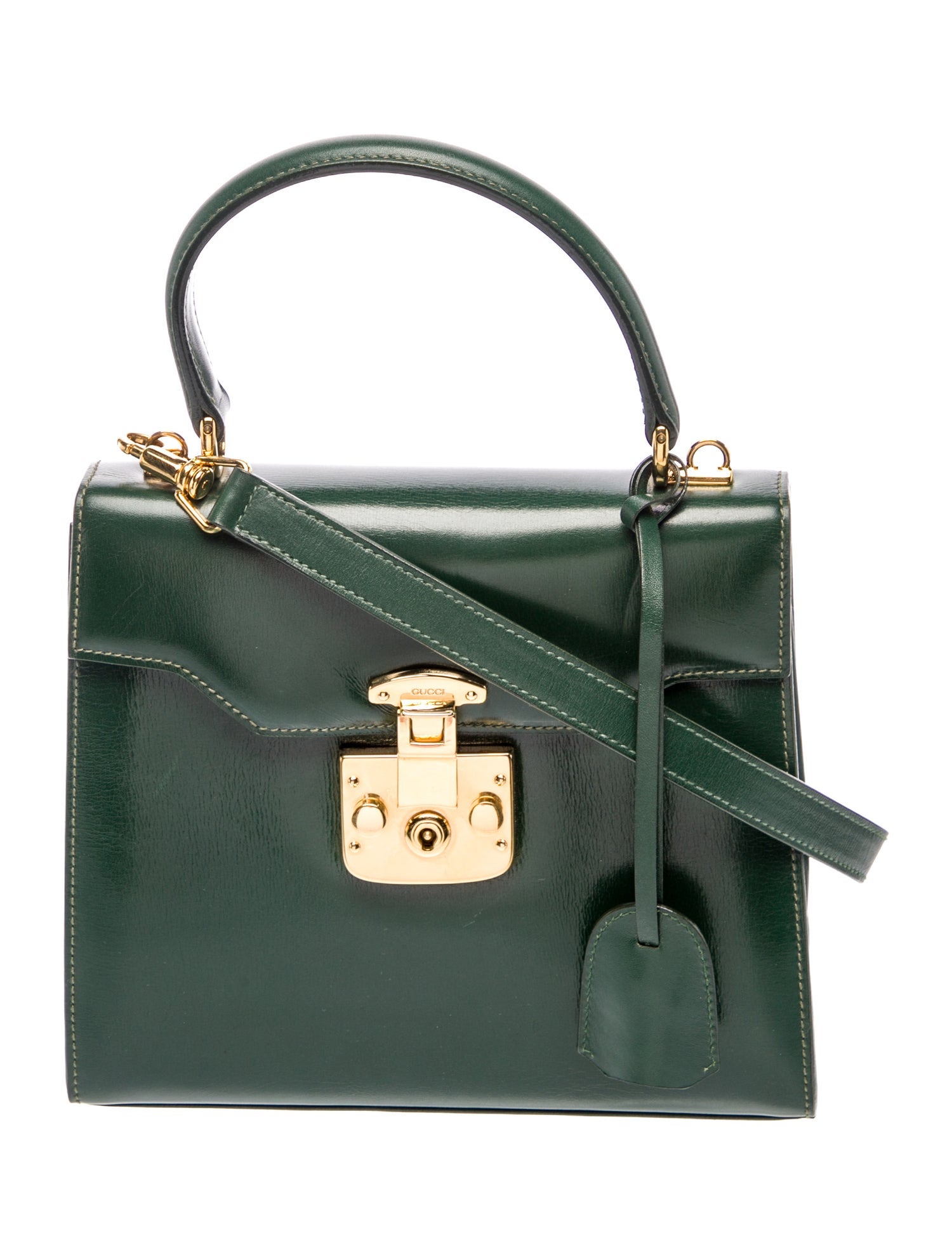 Gucci Leather Top Handle Bag