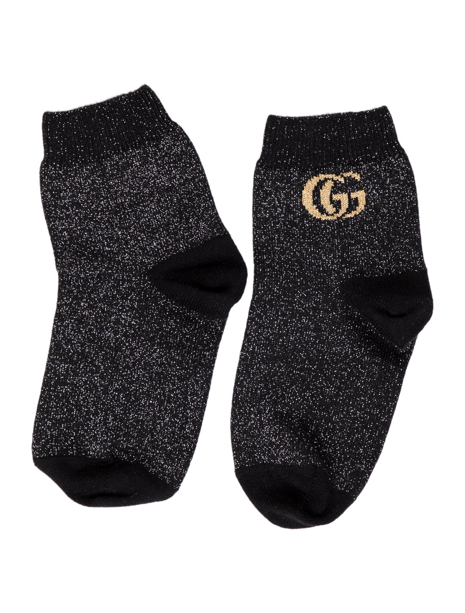 Gucci Pair Of Glitter Accent Socks