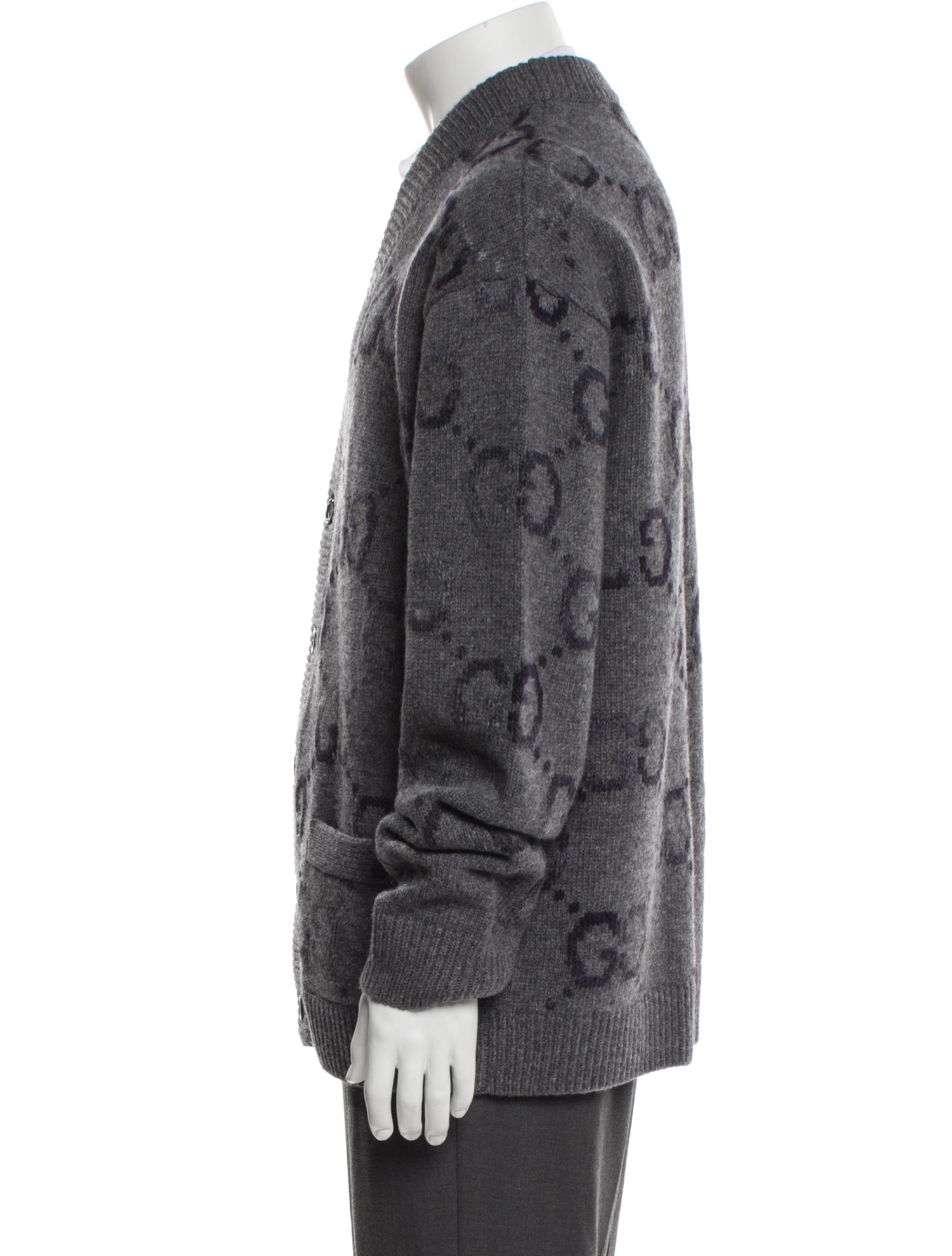 Gucci GG Logo Wool Cardigan