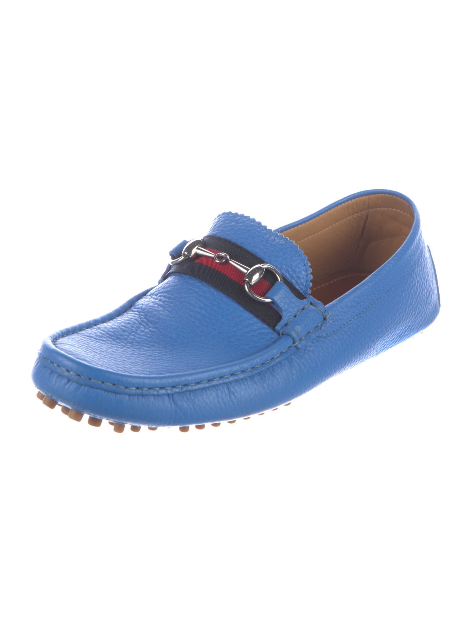 Gucci Horsebit Accent Leather Drivers