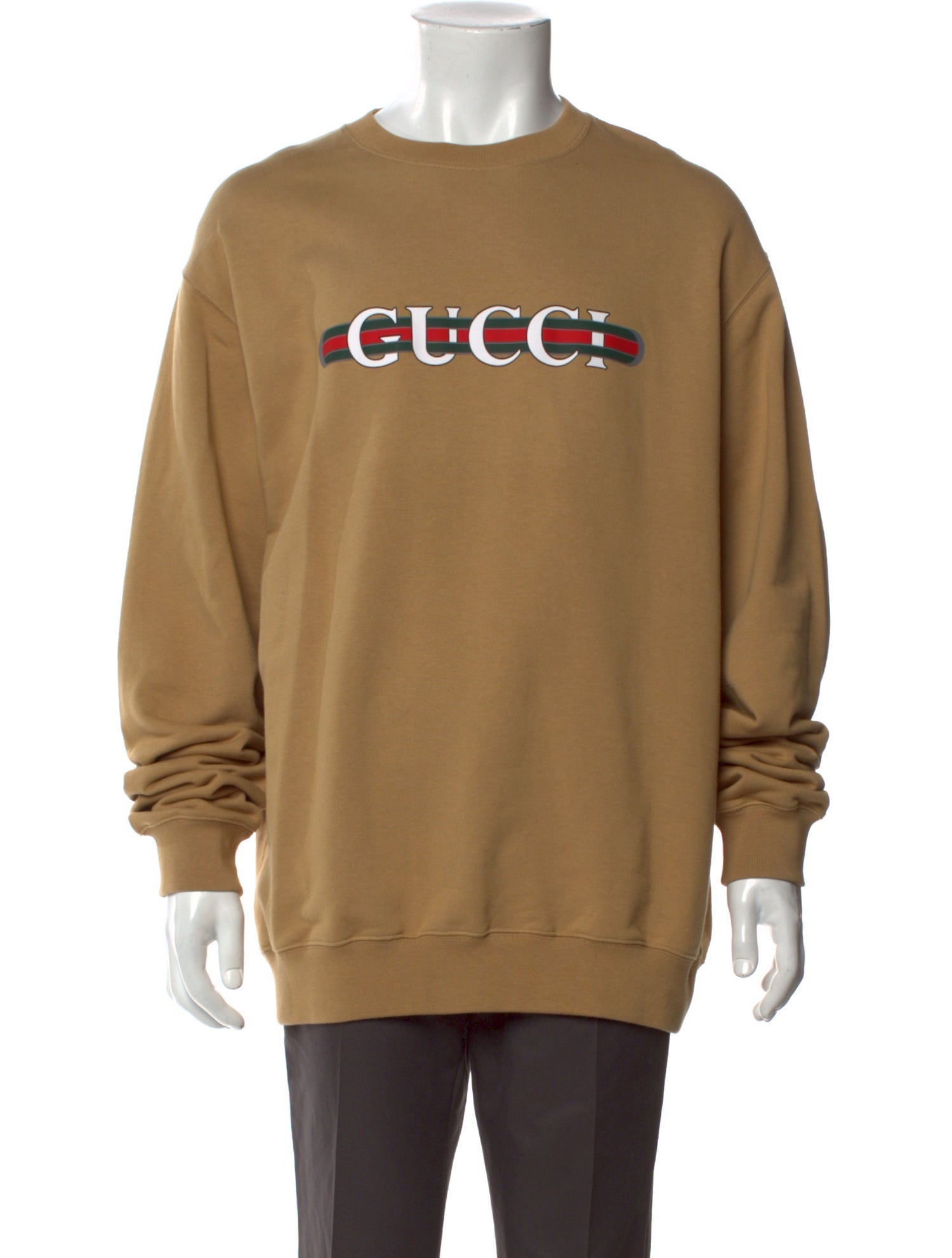 Gucci Sylvie Web Accent Crew Neck Sweatshirt w/ Tags