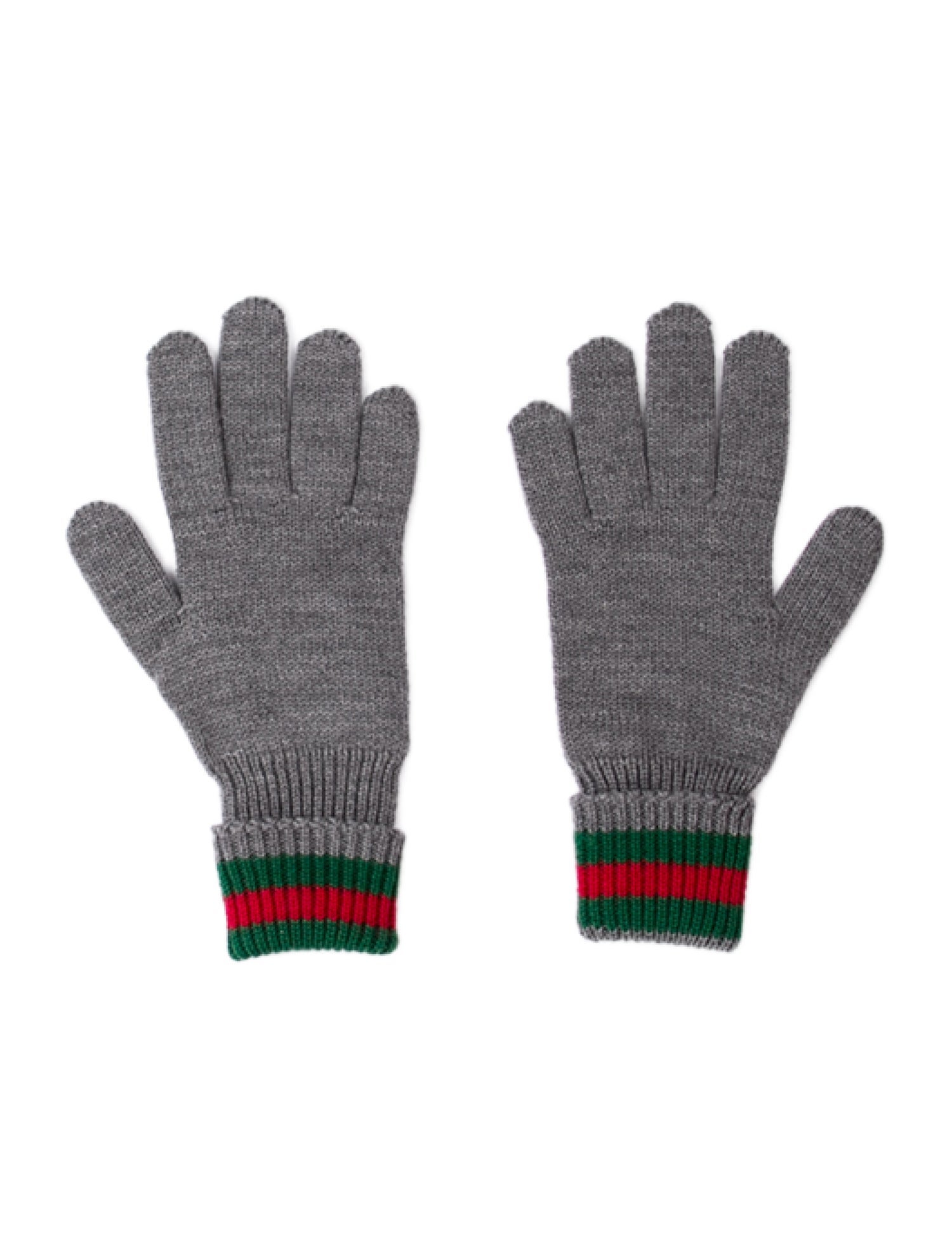 Gucci Grey Wool Gloves w/Tags