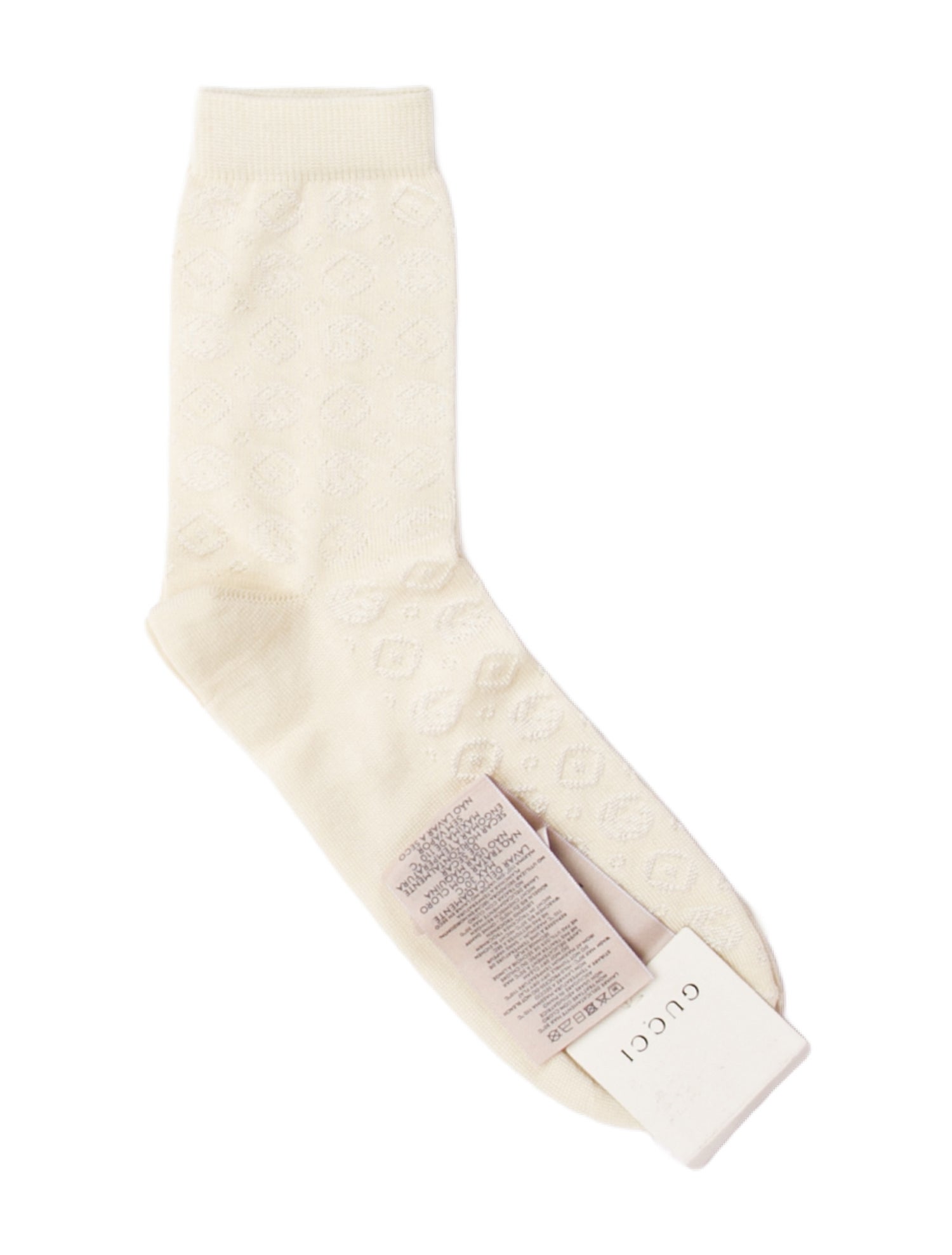 Gucci Cotton Gucci Socks w/Tags
