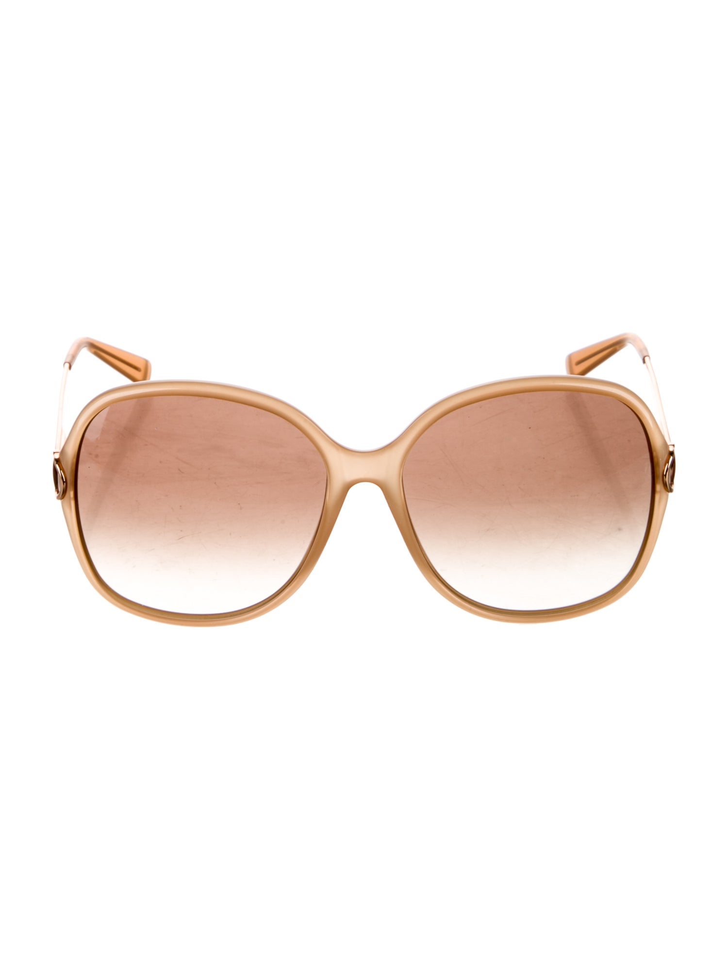 Gucci Bamboo Accent Oversize Sunglasses