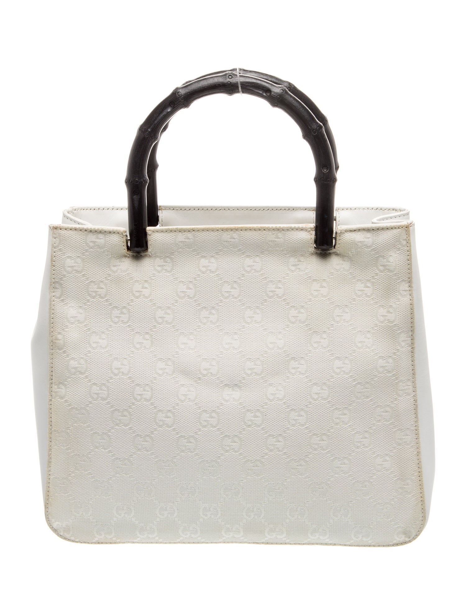 Gucci GG Canvas Bamboo Handle Vintage